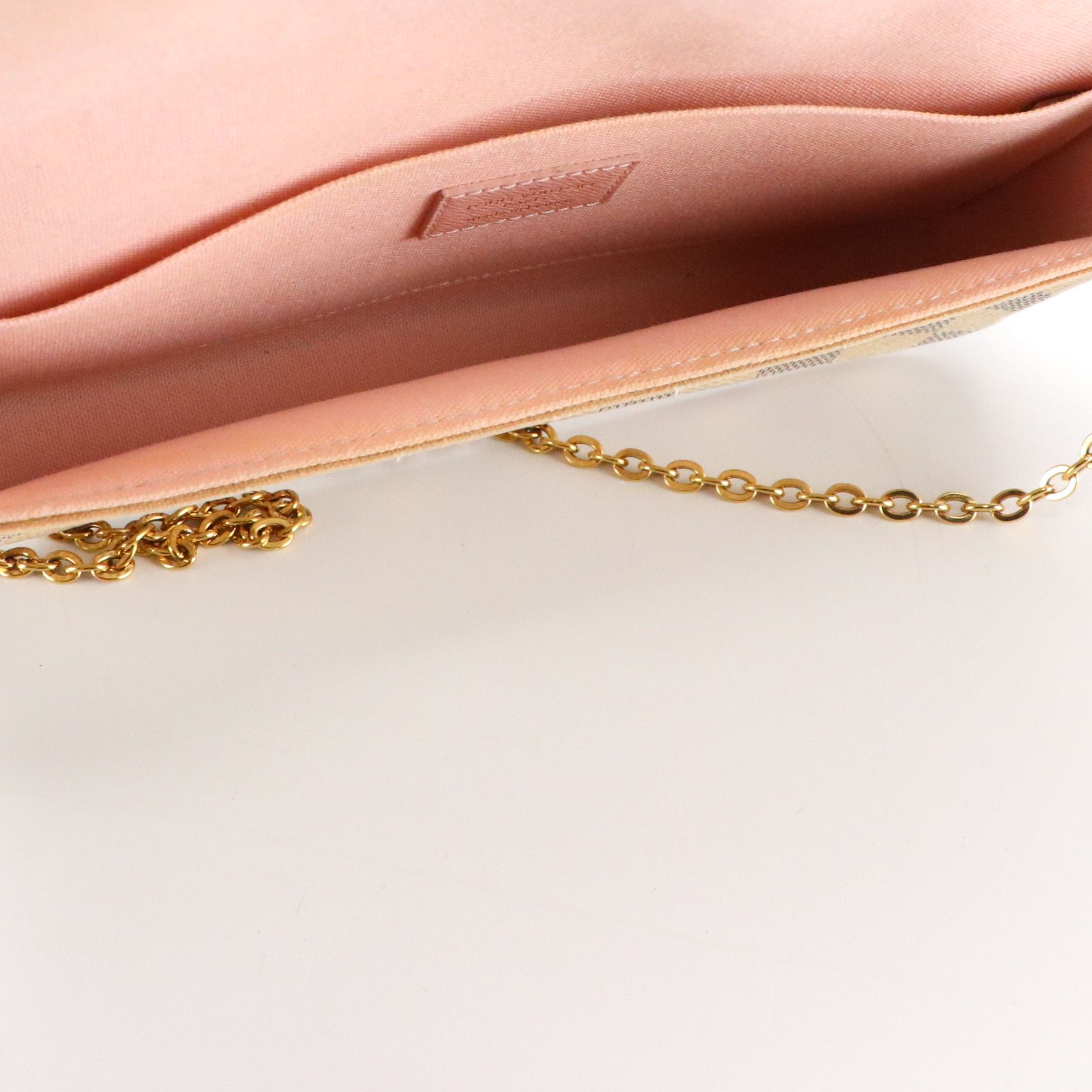 Louis Vuitton Pochette Félicie in Damier Azur Canvas with Inserts