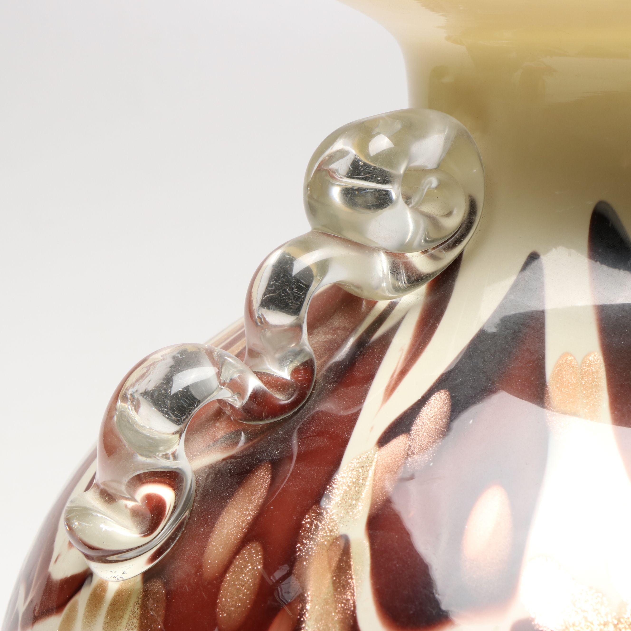 Evans Design Group Aventurine Glass Accent Vase