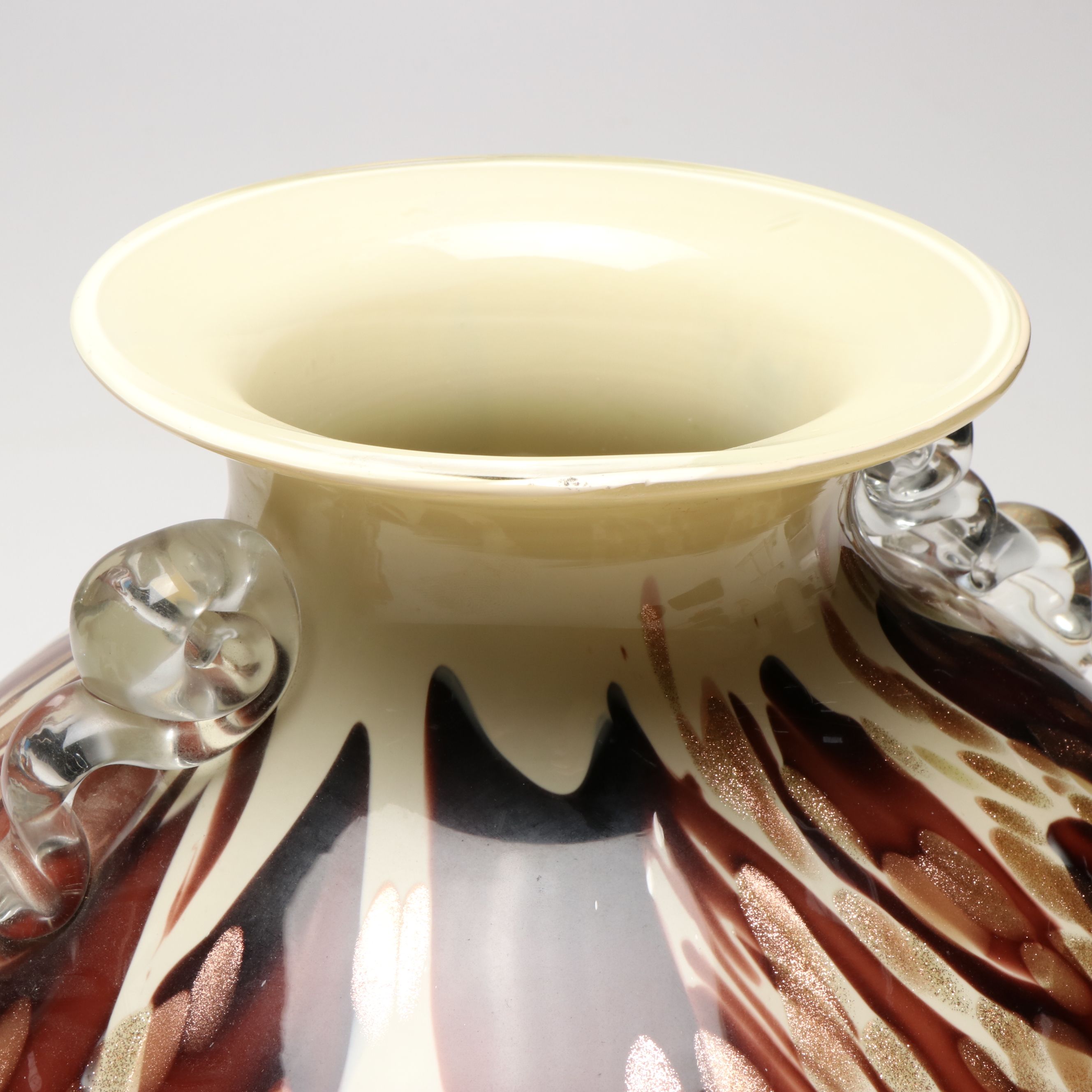 Evans Design Group Aventurine Glass Accent Vase