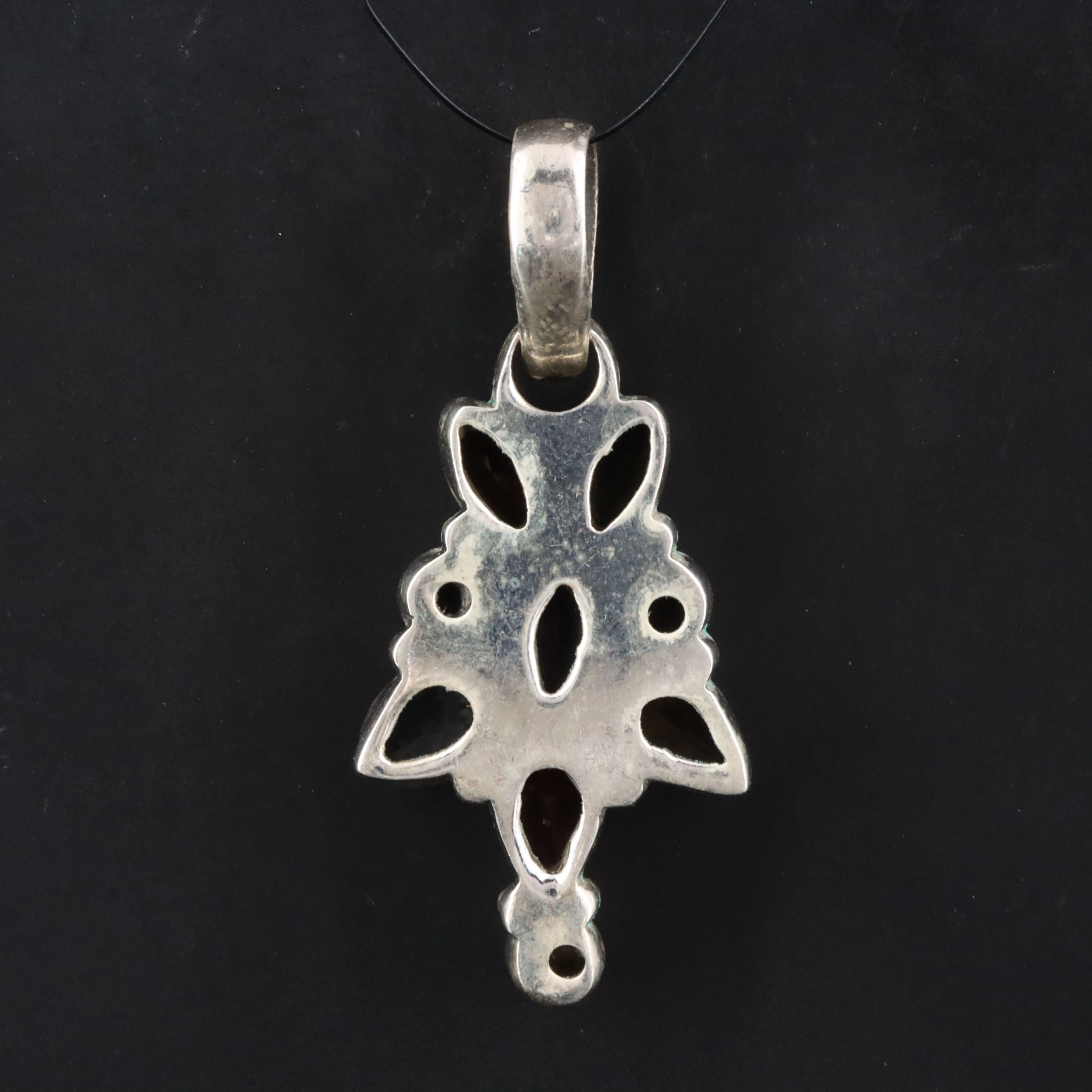 Sterling Pendant Featuring Amethyst, Topaz and Pearl