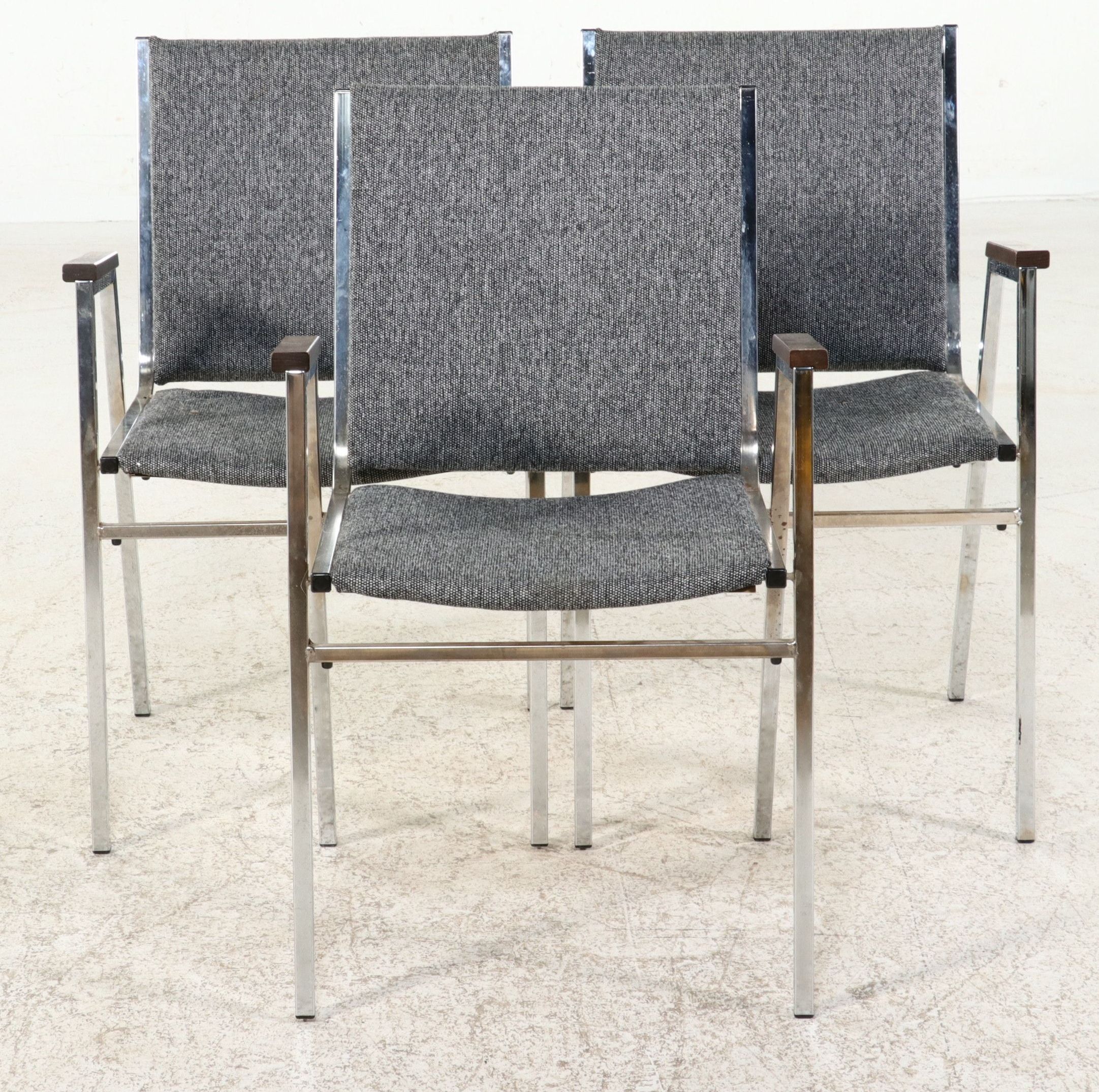 Set of Three Steelcase 454 Series "Stacker" Armchairs, 1992