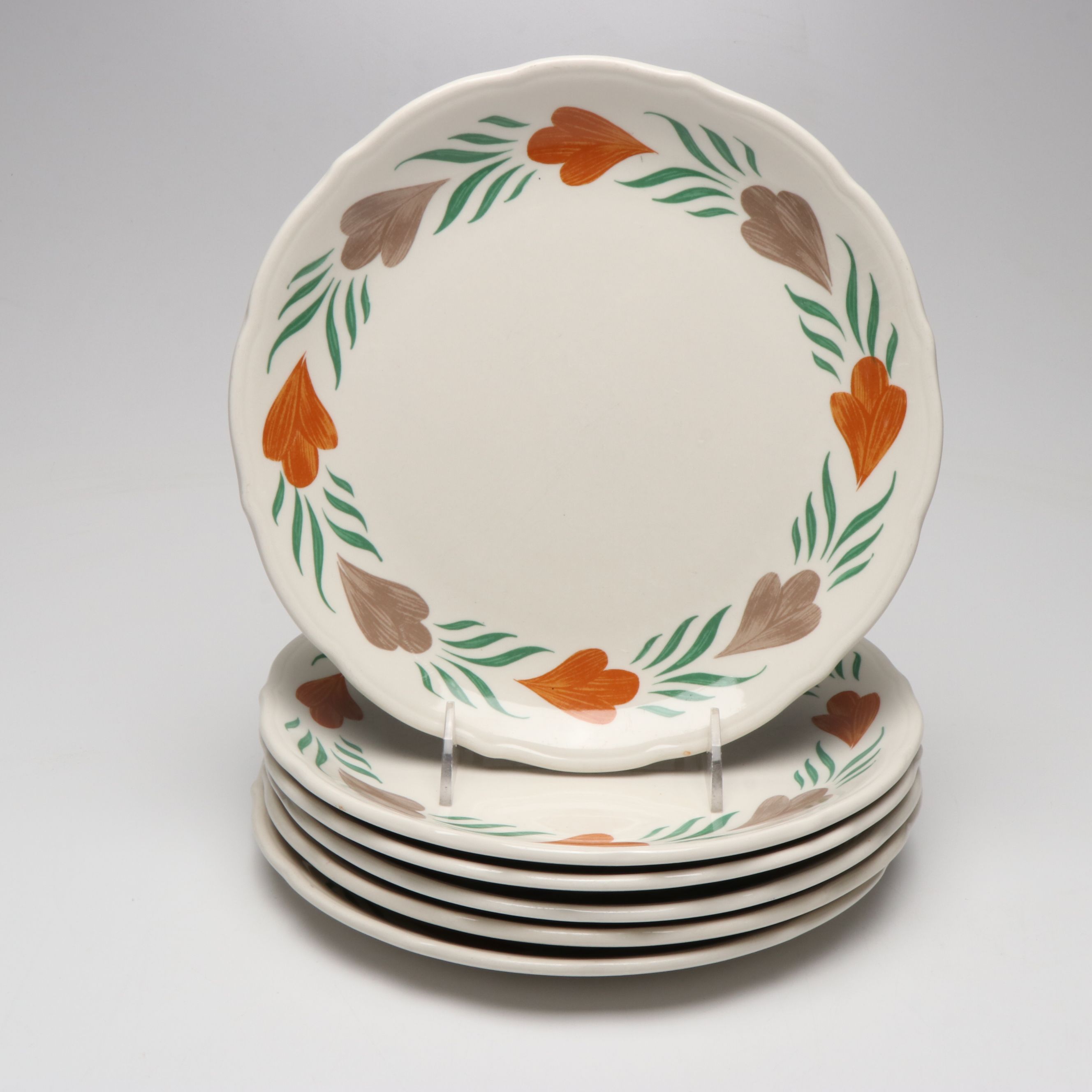 Syracuse China "Chantilly" Ceramic Plates, Mid to Late 20th Century
