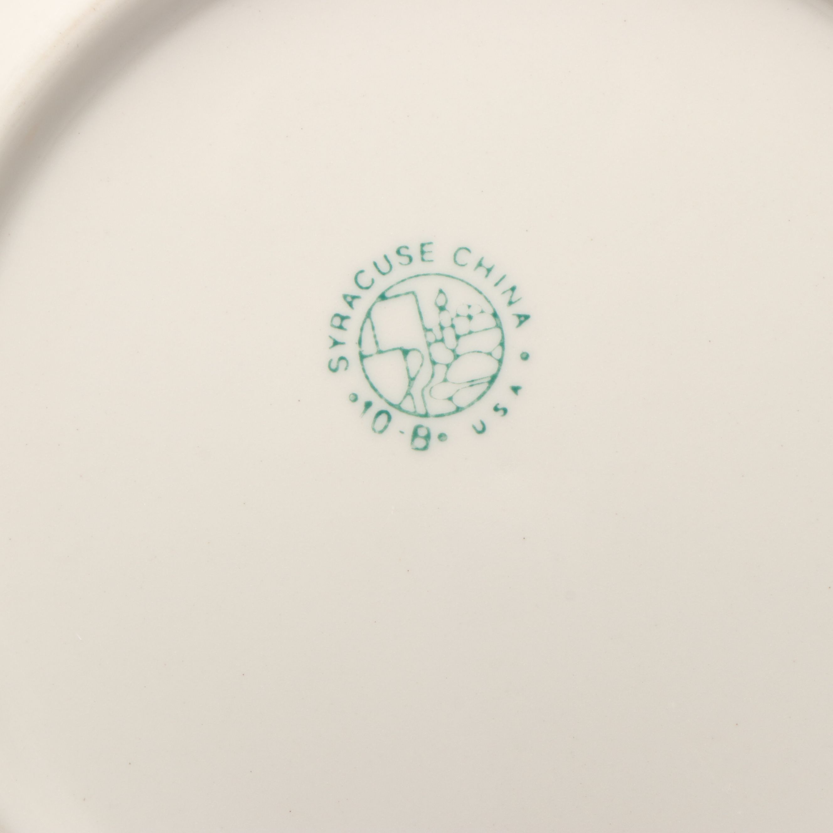 Syracuse China "Chantilly" Ceramic Plates, Mid to Late 20th Century