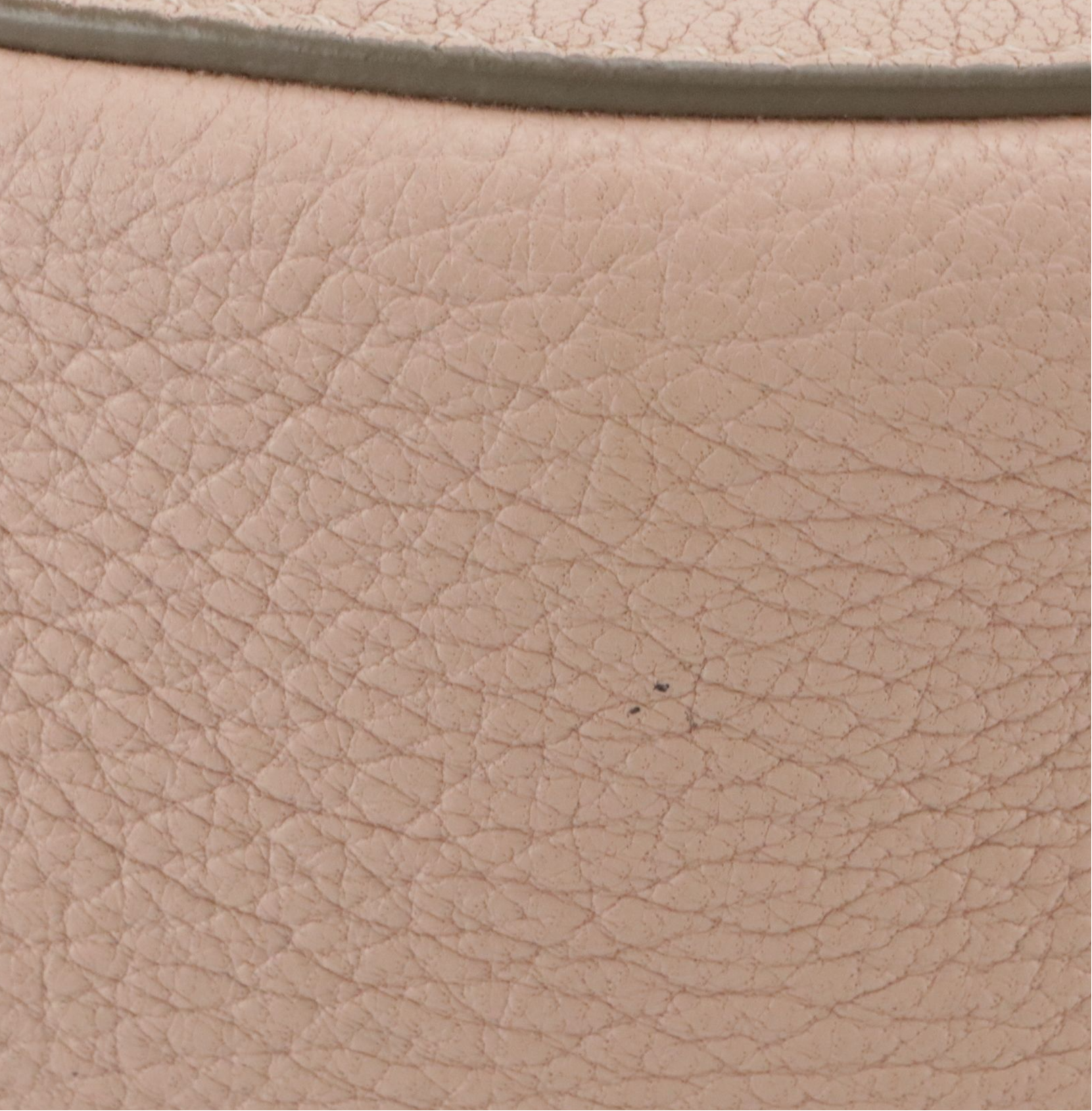Chloé Drew Chain Crossbody Bag in Pink Grained Calfskin Leather
