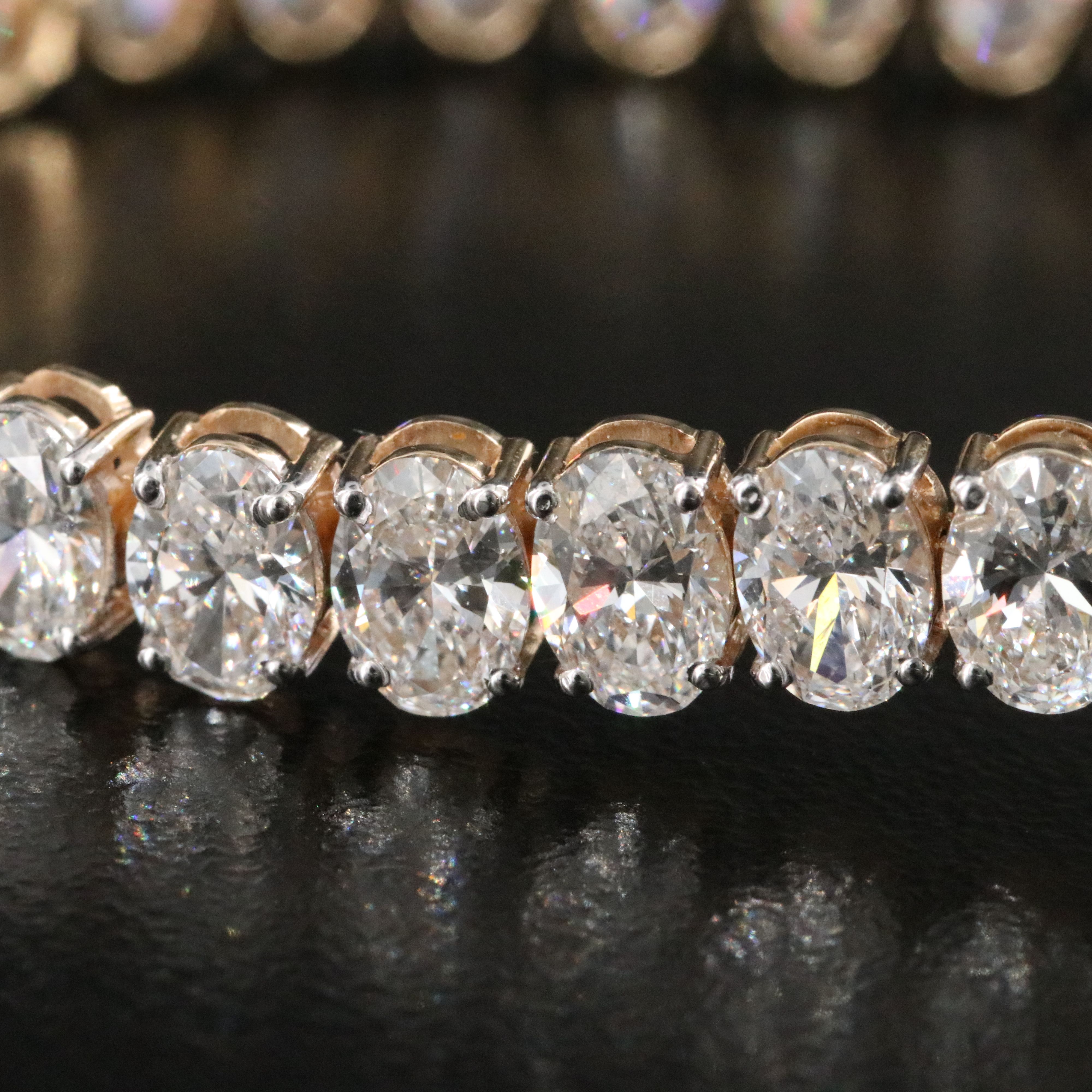 14K 13.30 CTW Lab Grown Diamond Line Bracelet