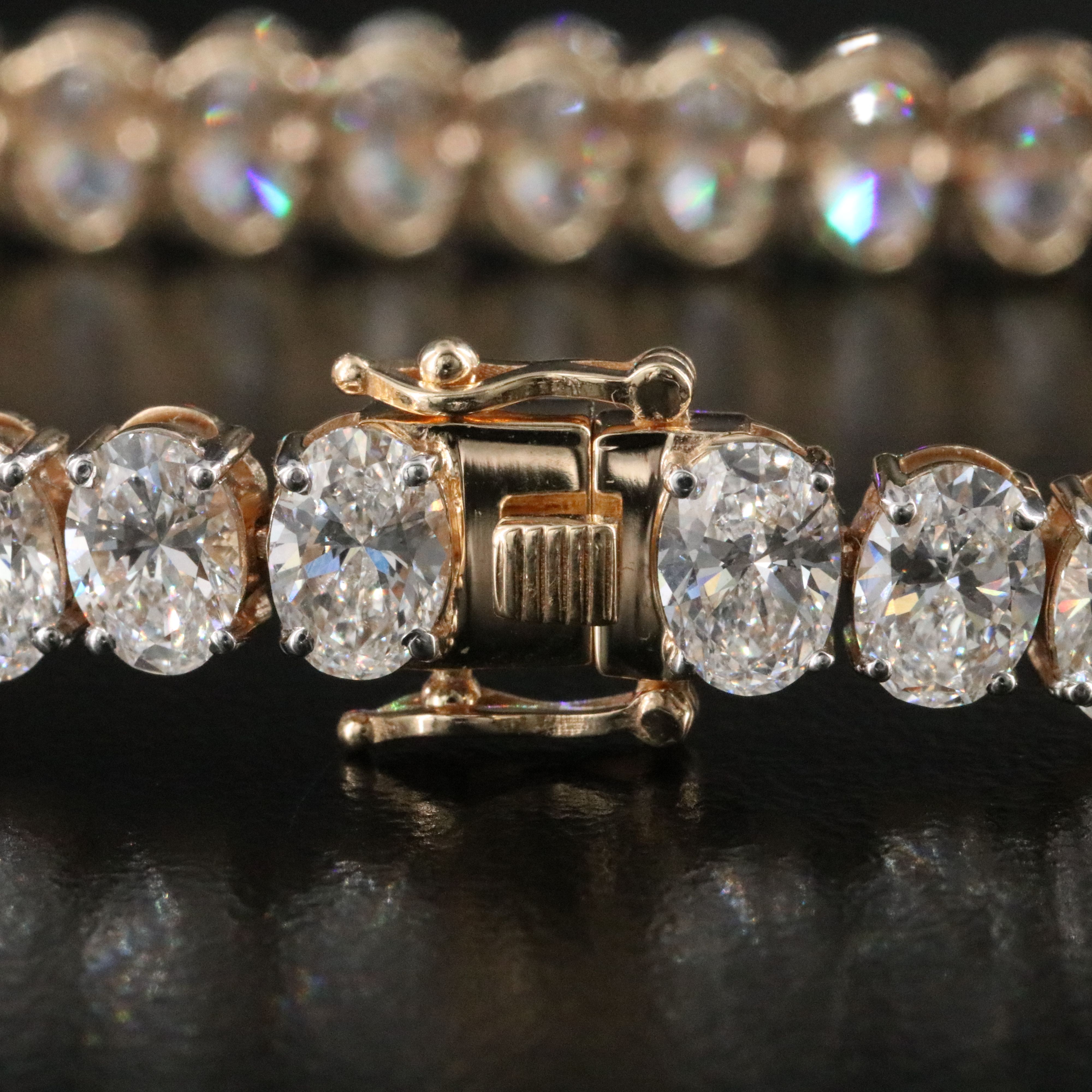 14K 13.30 CTW Lab Grown Diamond Line Bracelet