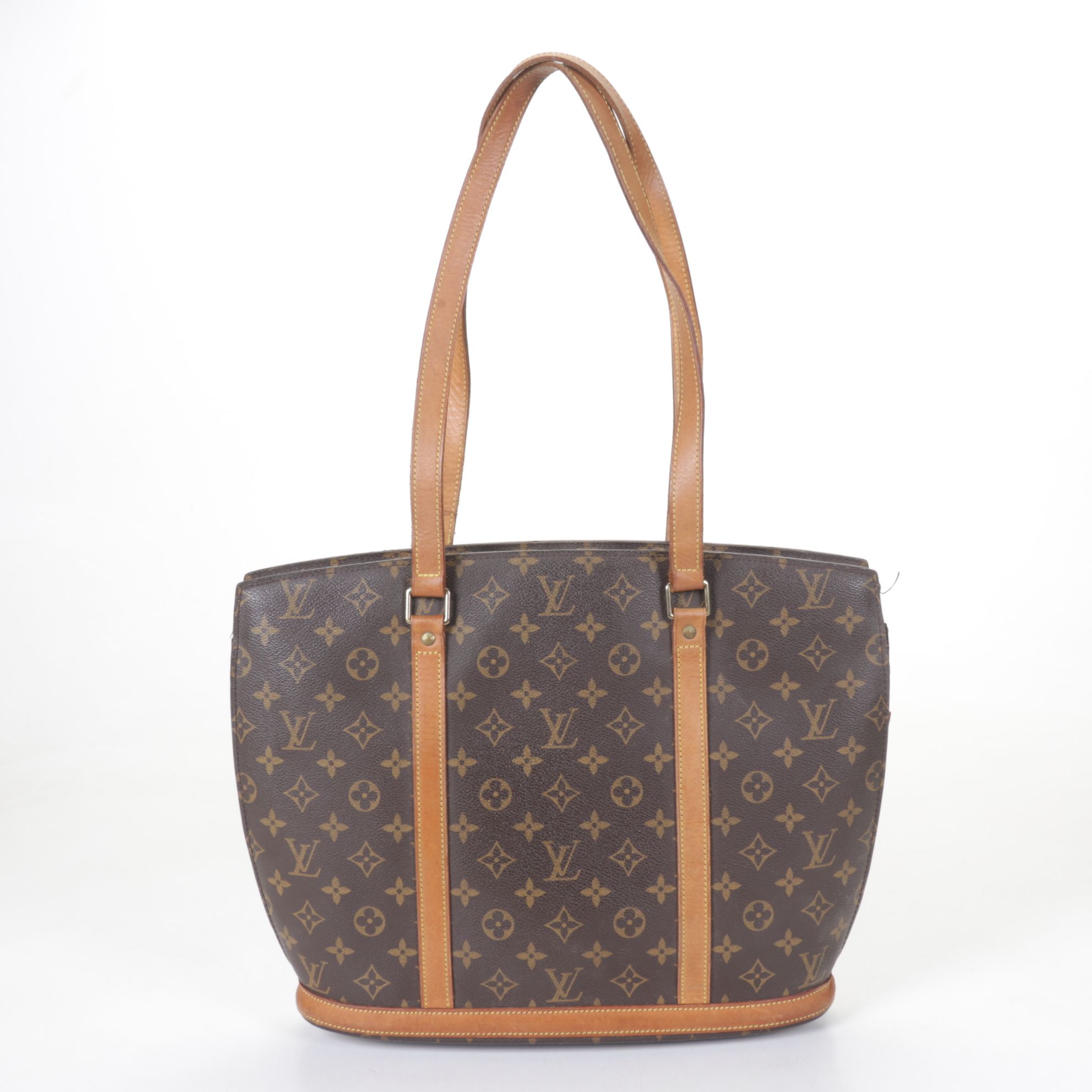 Louis Vuitton Babylone Tote Bag in Monogram Canvas and Vachetta Leather