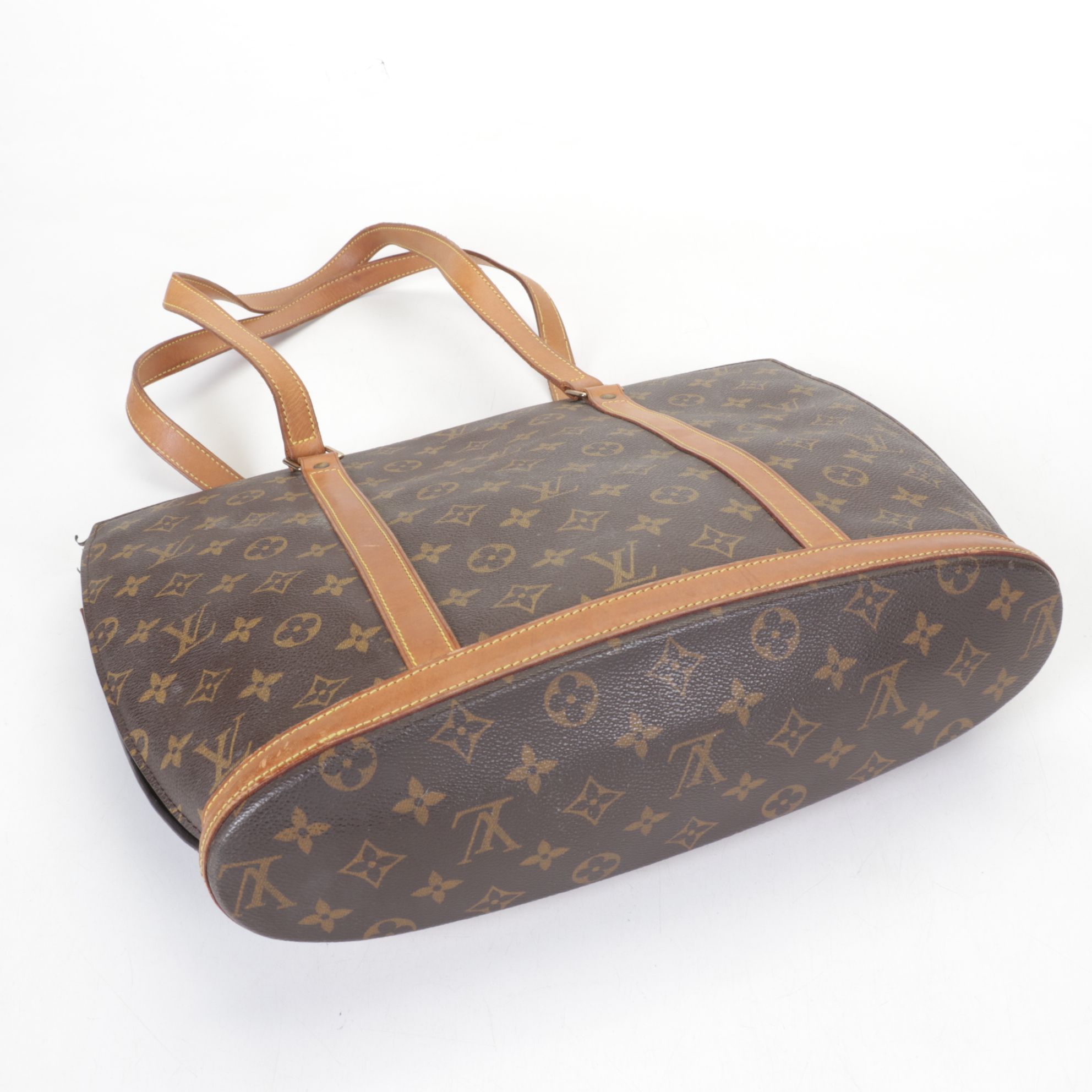 Louis Vuitton Babylone Tote Bag in Monogram Canvas and Vachetta Leather
