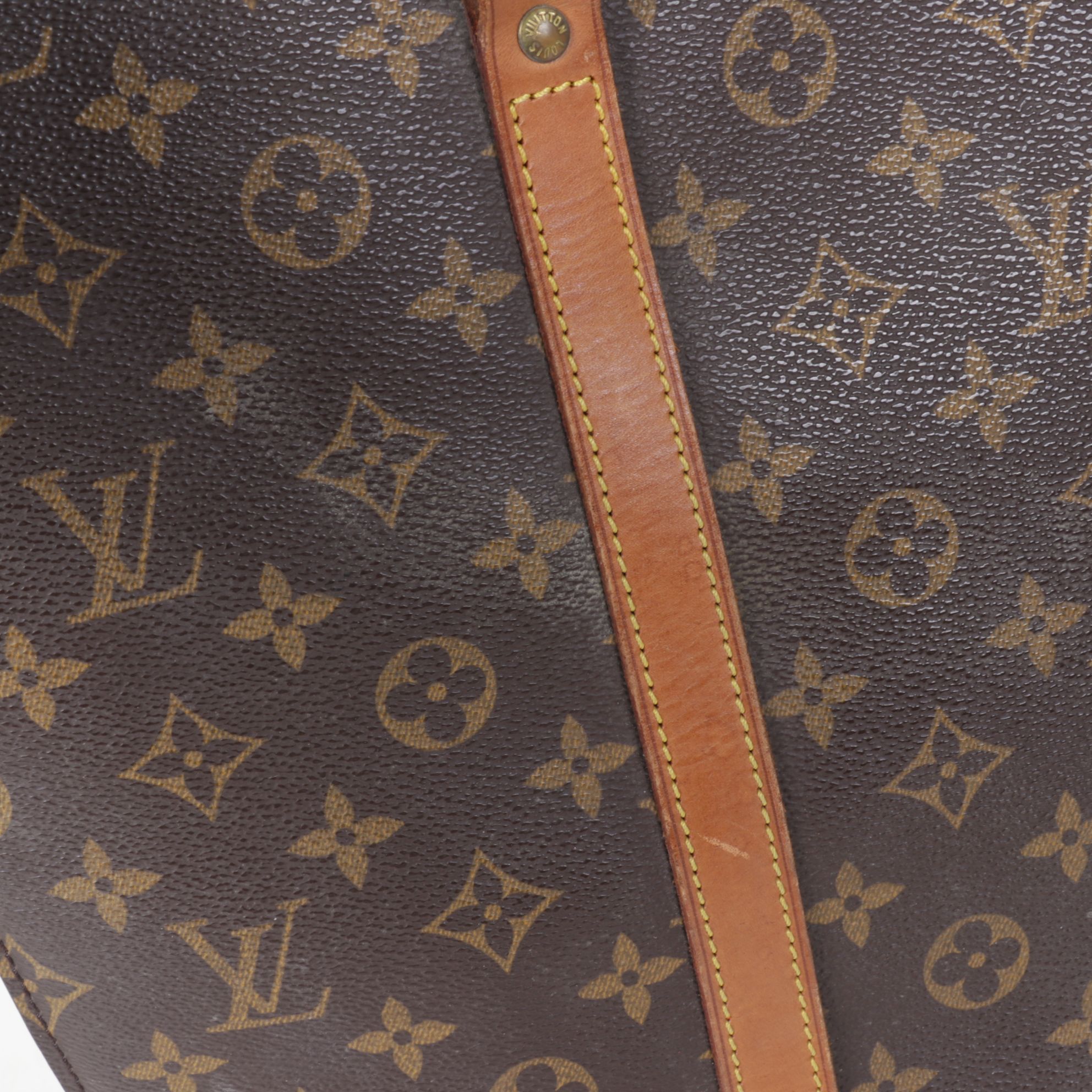 Louis Vuitton Babylone Tote Bag in Monogram Canvas and Vachetta Leather