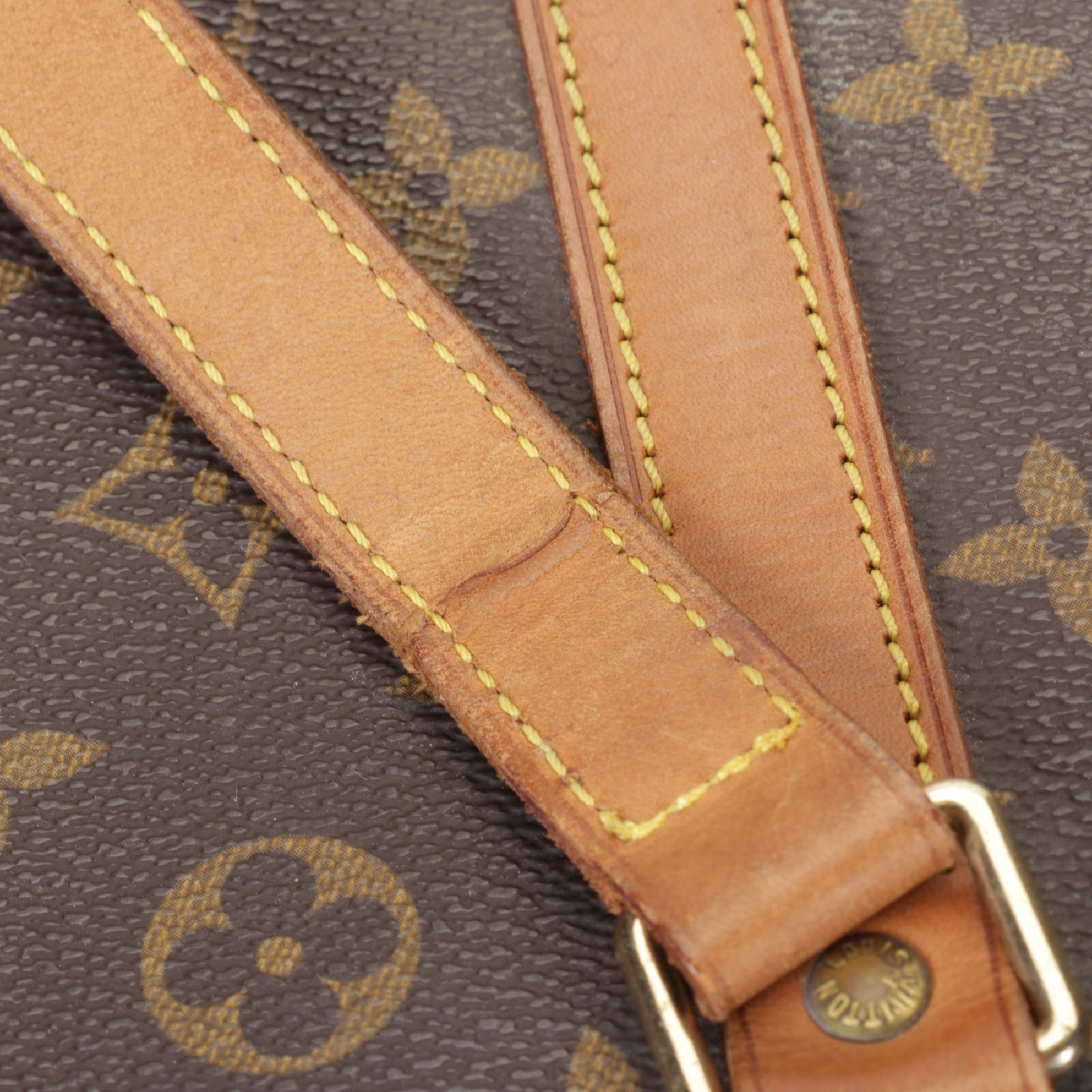 Louis Vuitton Babylone Tote Bag in Monogram Canvas and Vachetta Leather