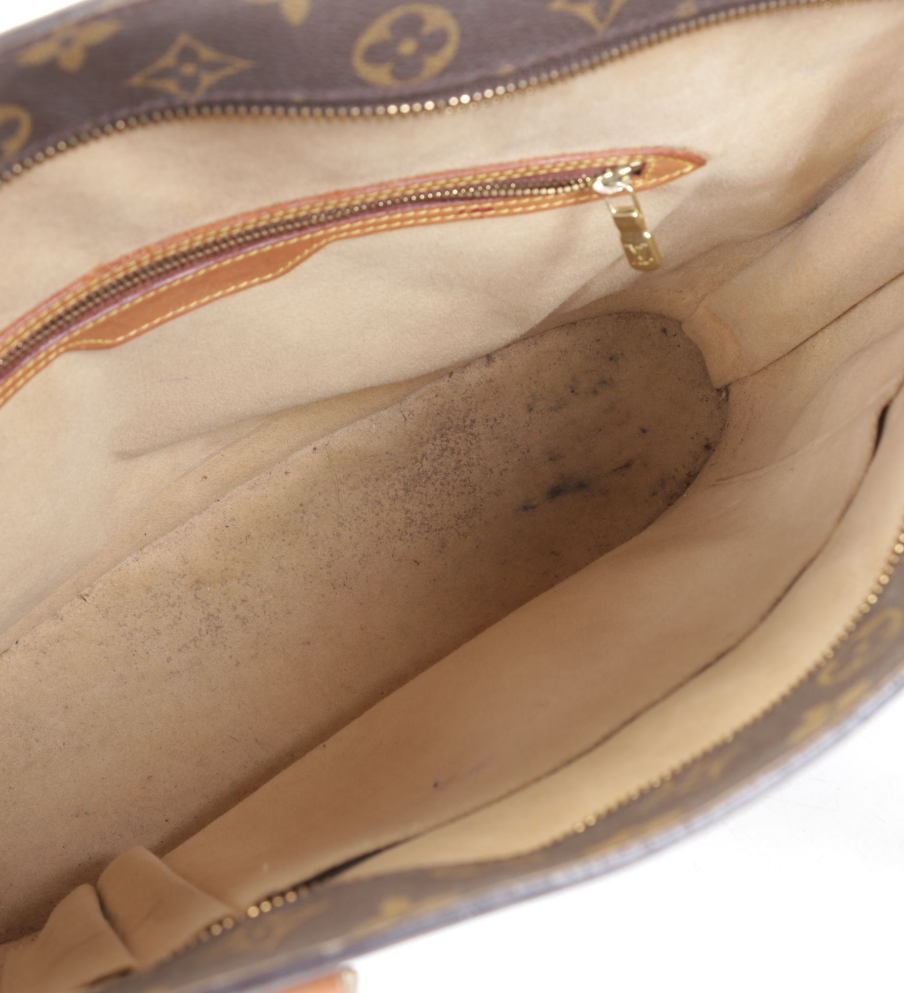 Louis Vuitton Babylone Tote Bag in Monogram Canvas and Vachetta Leather