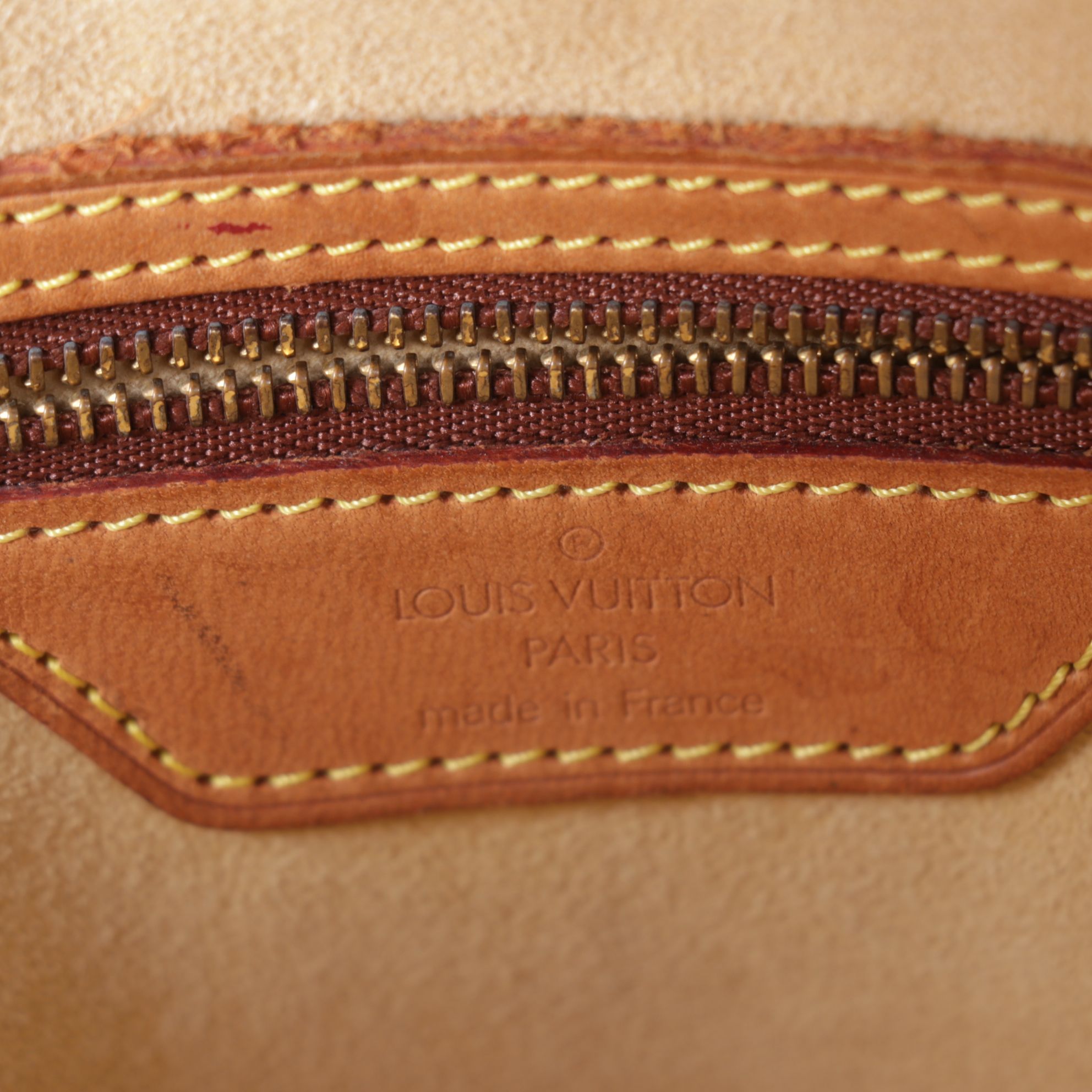 Louis Vuitton Babylone Tote Bag in Monogram Canvas and Vachetta Leather