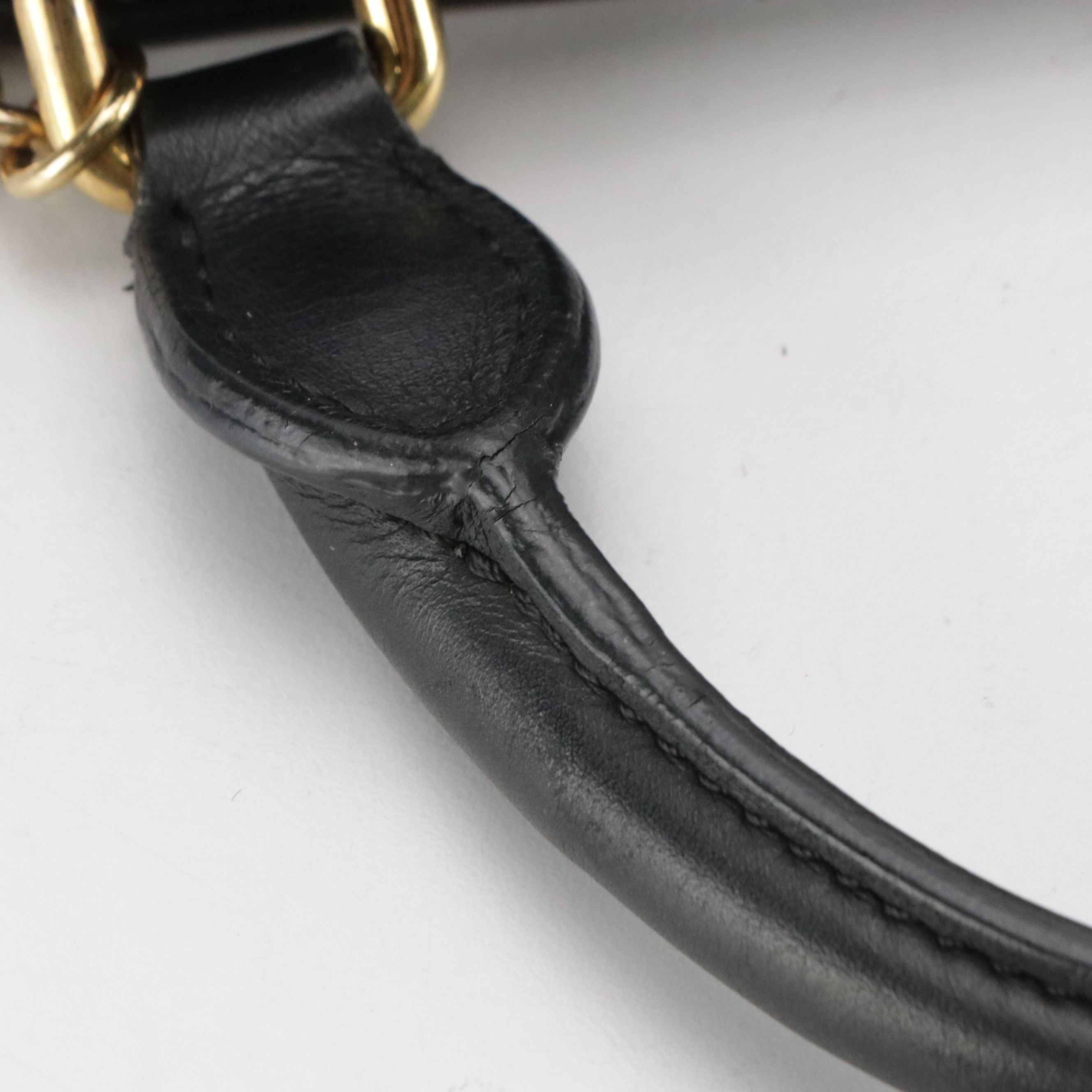 Burberry Prorsum Fringed Calf Hair Small Bucket Bag