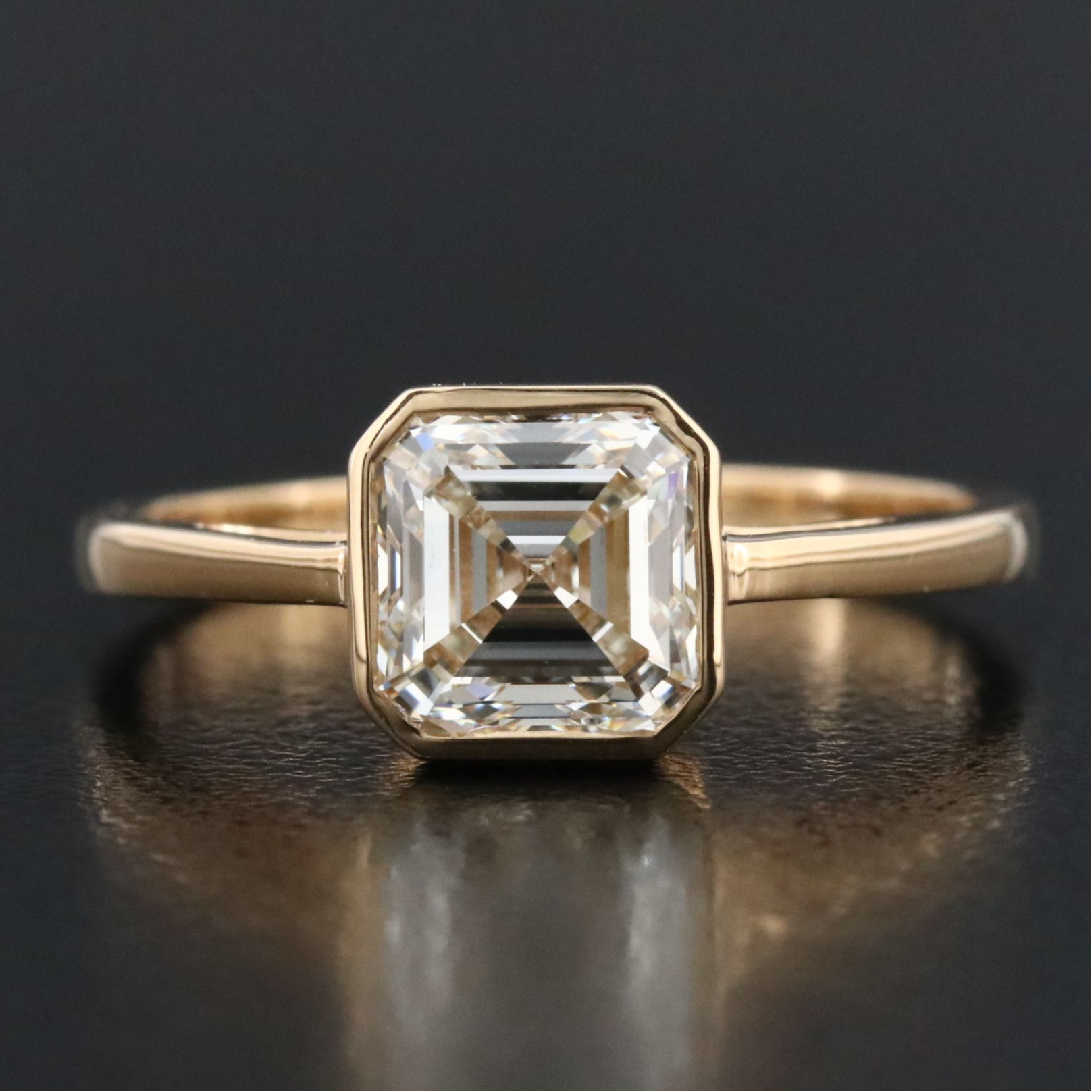 18K 1.70 CT Internally Flawless Diamond Ring