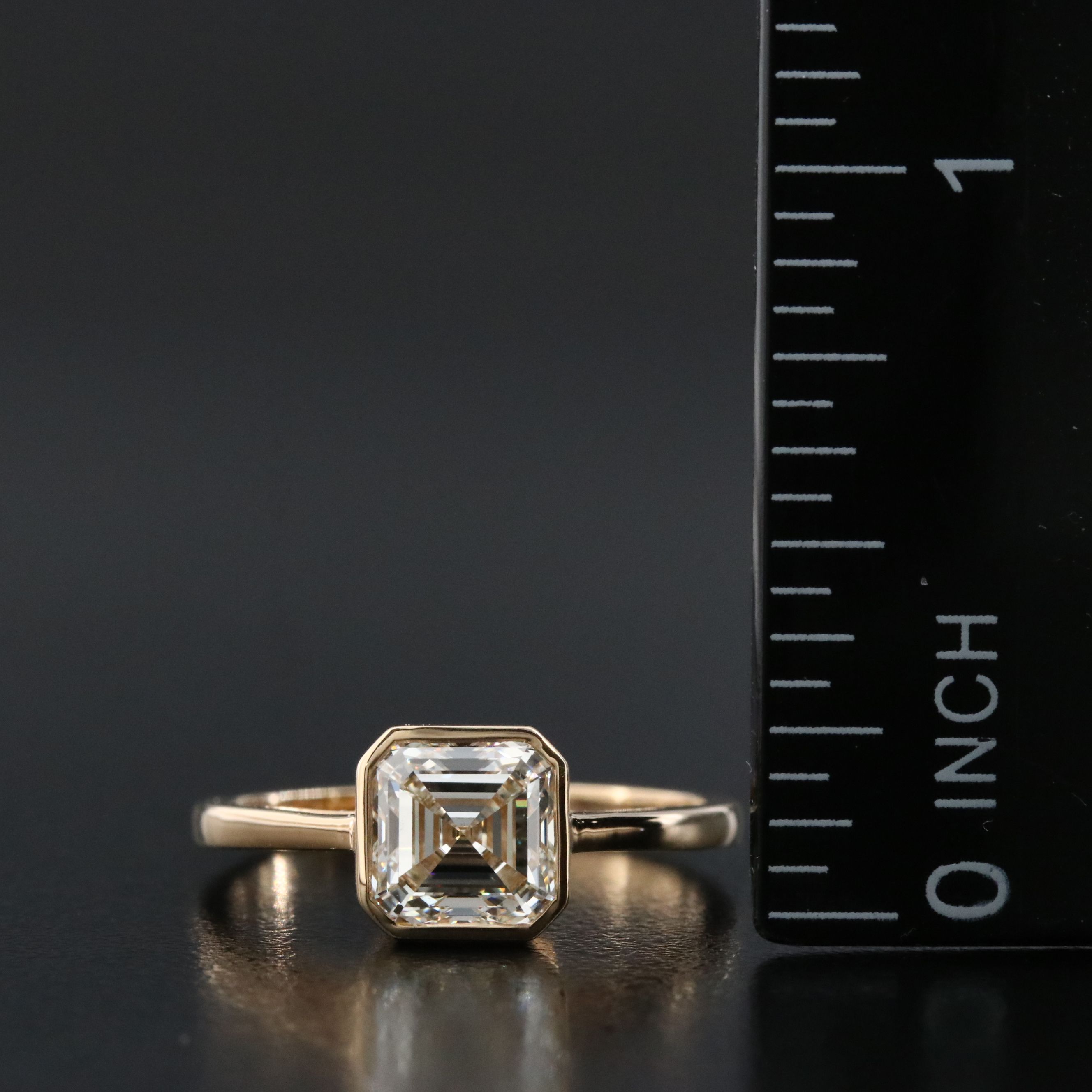 18K 1.70 CT Internally Flawless Diamond Ring