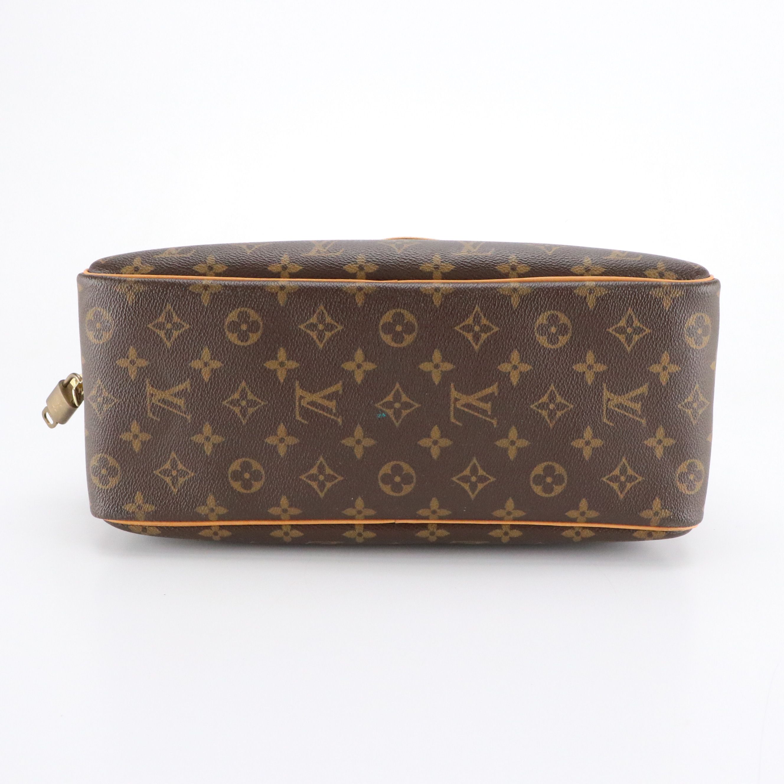 Louis Vuitton Deauville Handbag in Monogram Canvas and Vachetta Leather