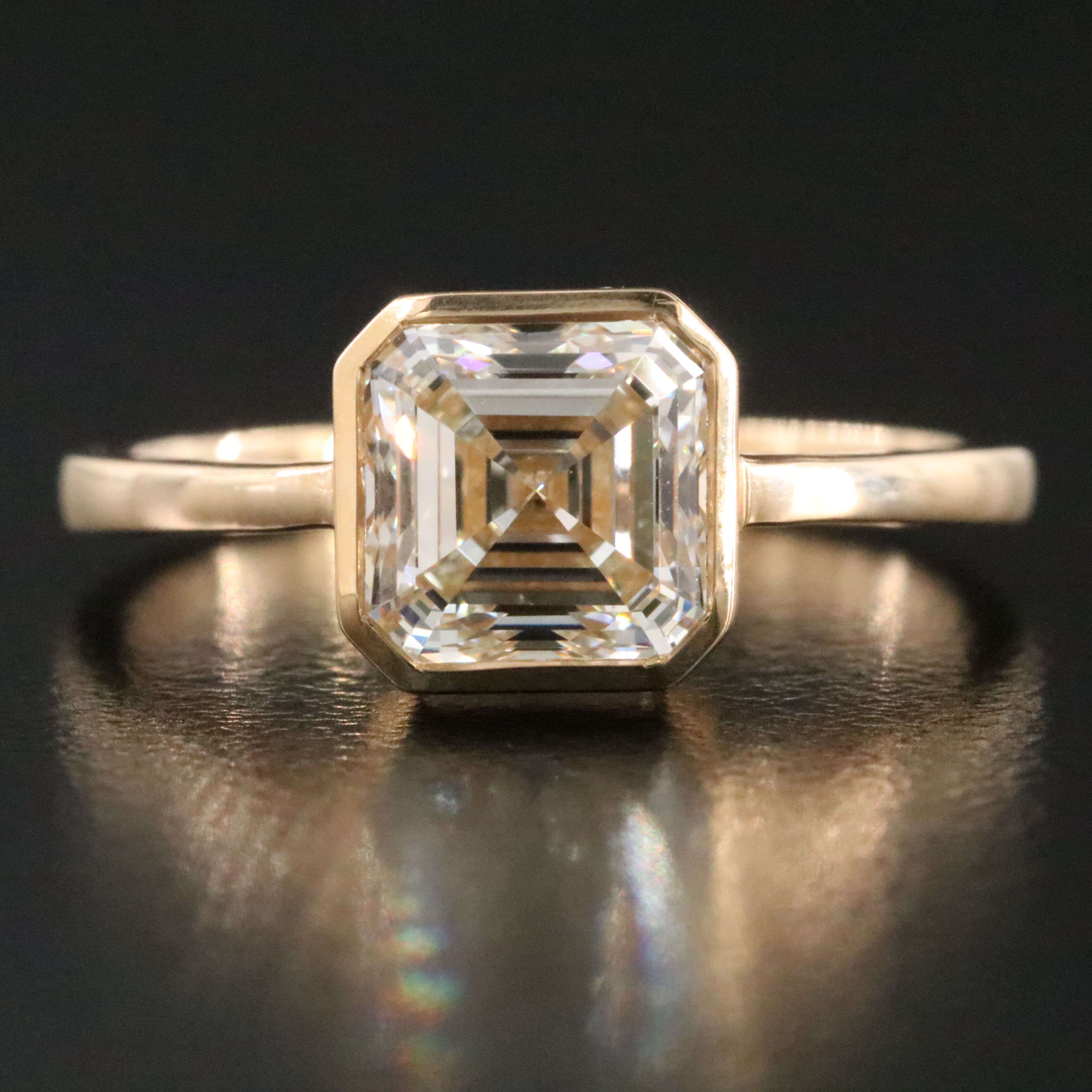 18K 2.00 CT Diamond Solitaire Ring