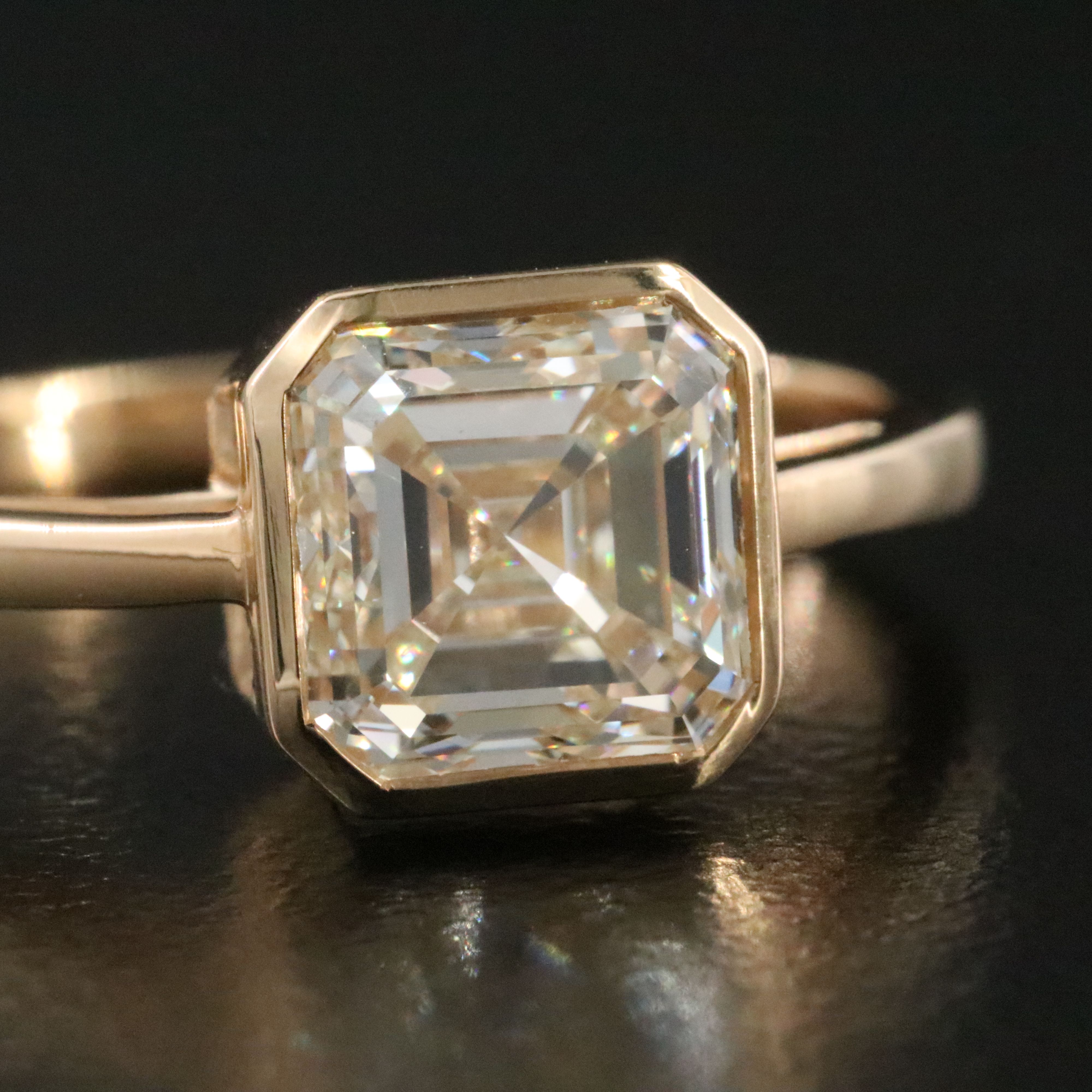18K 2.00 CT Diamond Solitaire Ring