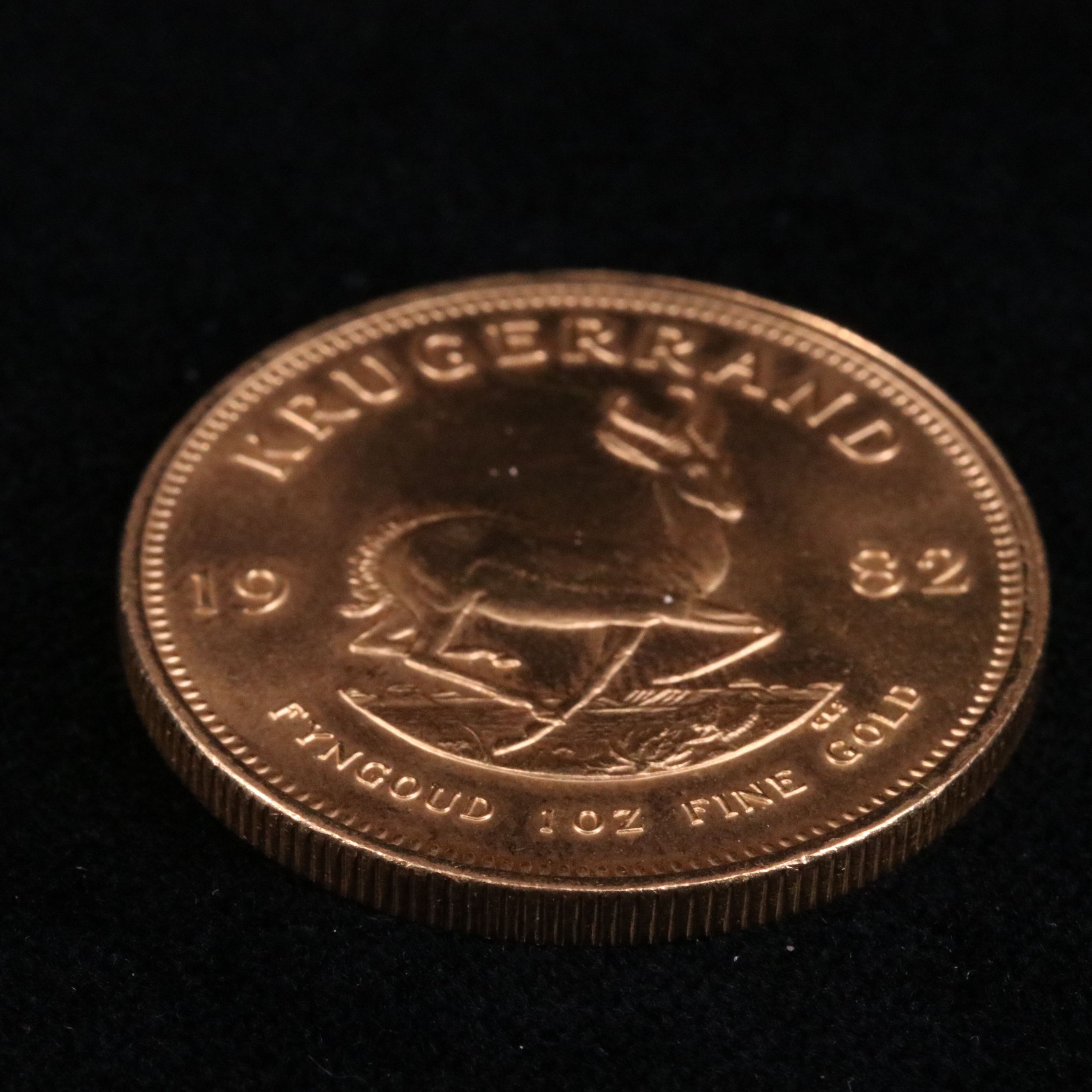 1982 South Africa Krugerrand 1oz. Gold Bullion Coin
