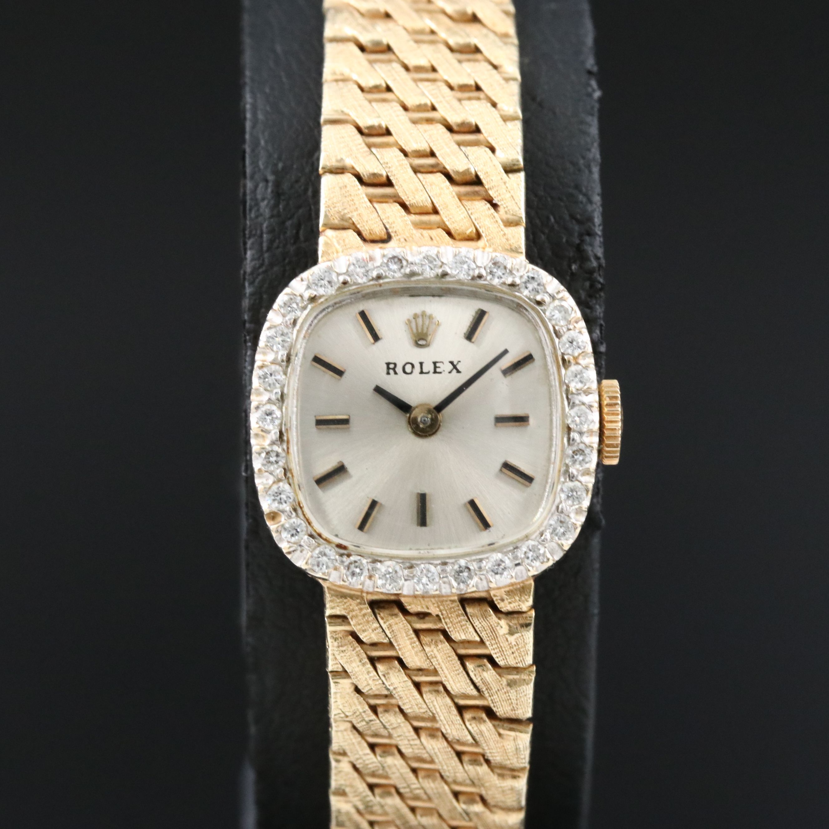 14K Rolex Diamond Vintage Watch