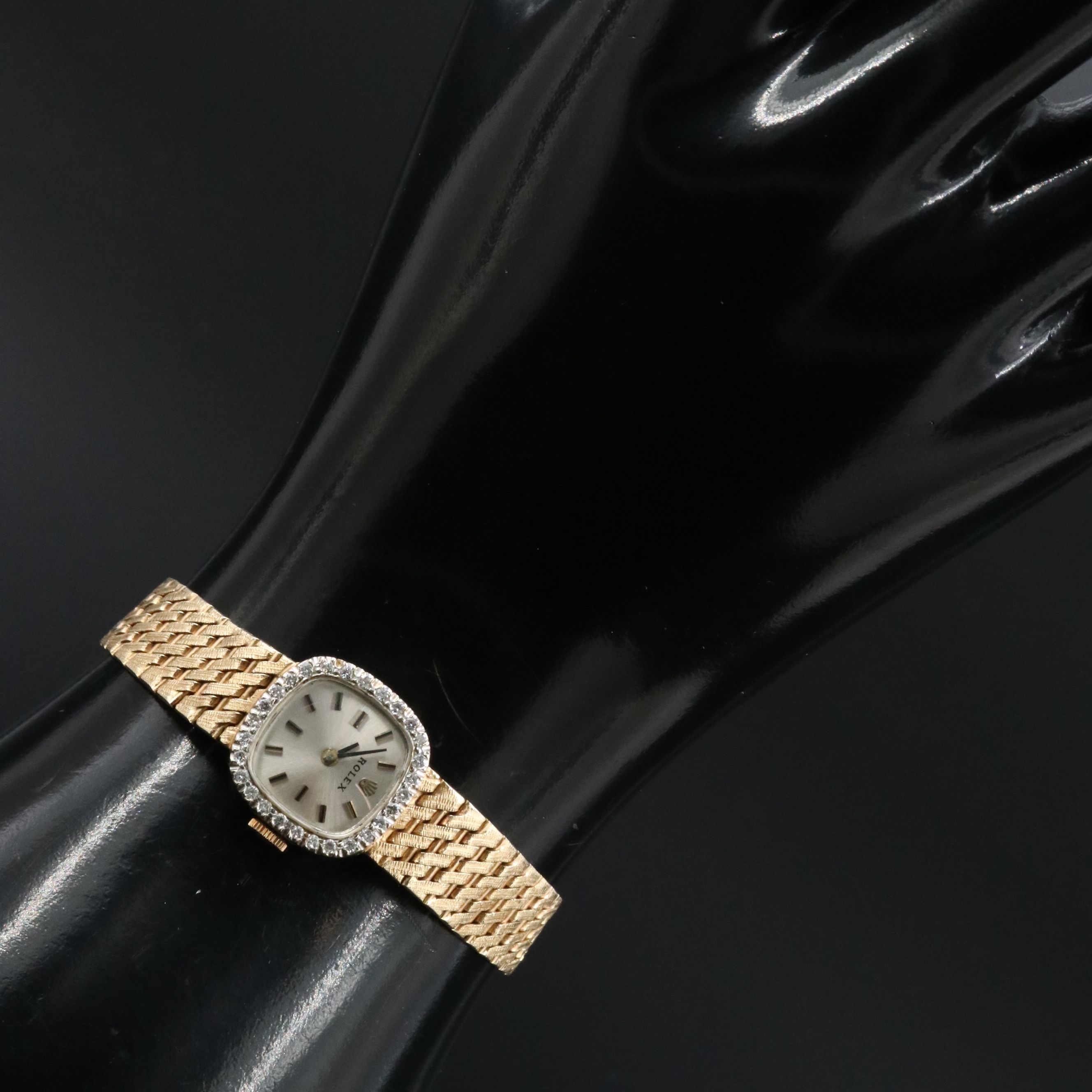 14K Rolex Diamond Vintage Watch