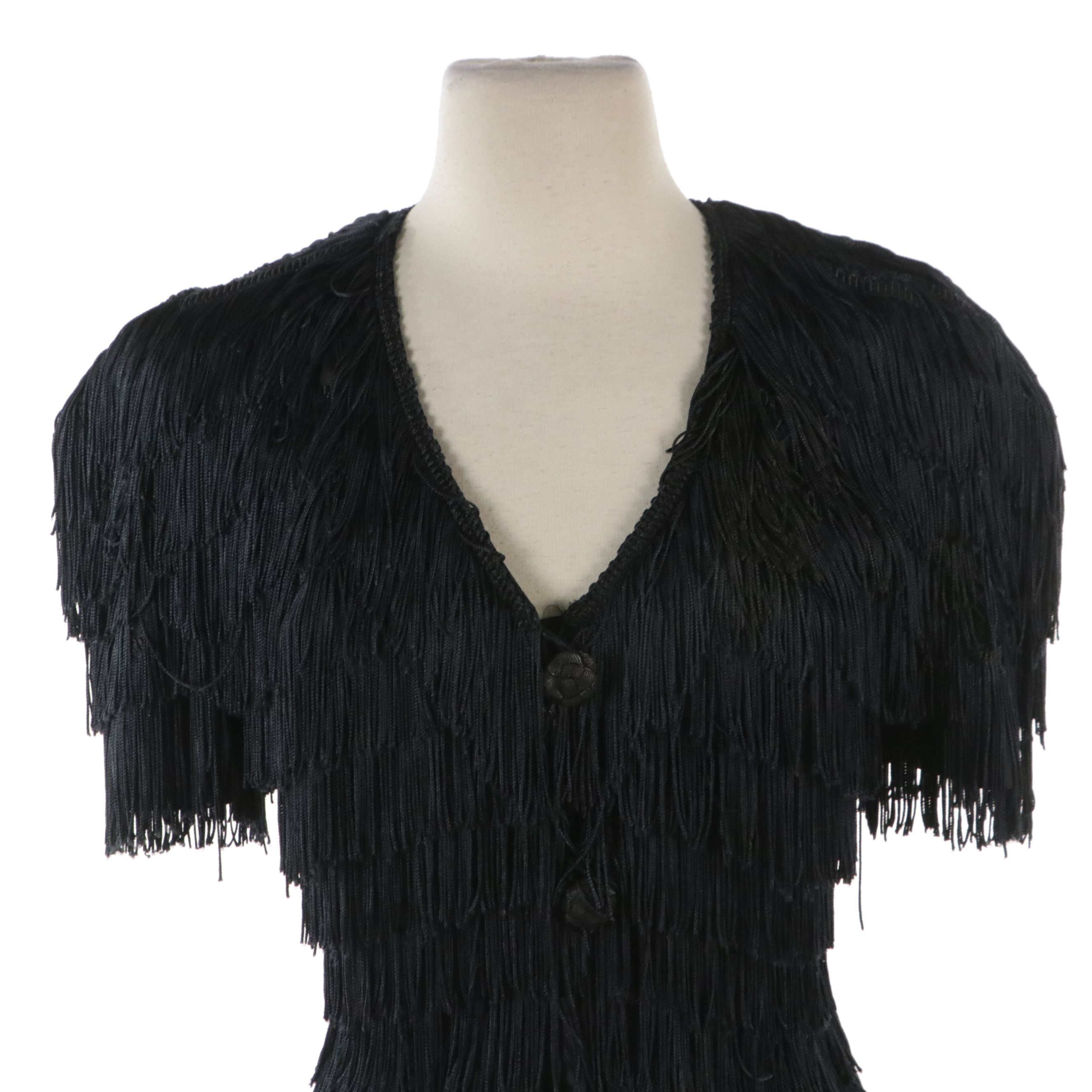 Chatham House Cropped Jacket and Dorizia by Jane McCartney Fringed Blouse