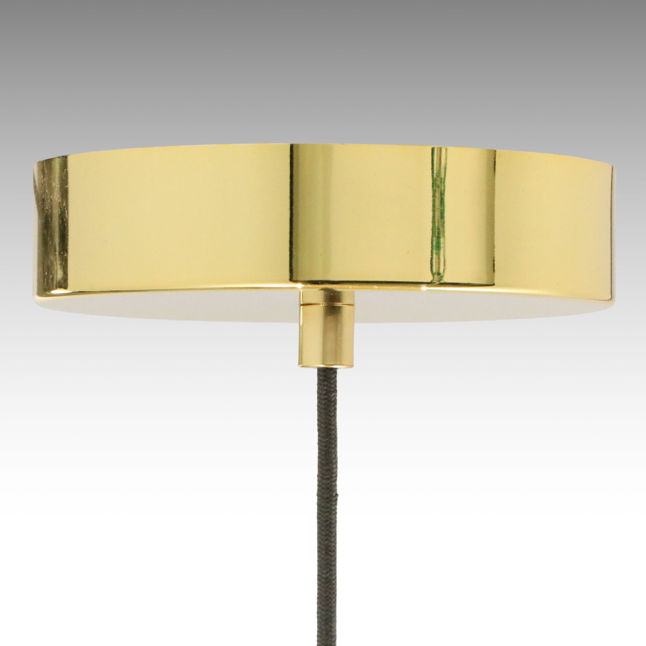 Pablo Designs Brass Bola Disc Pendant Light