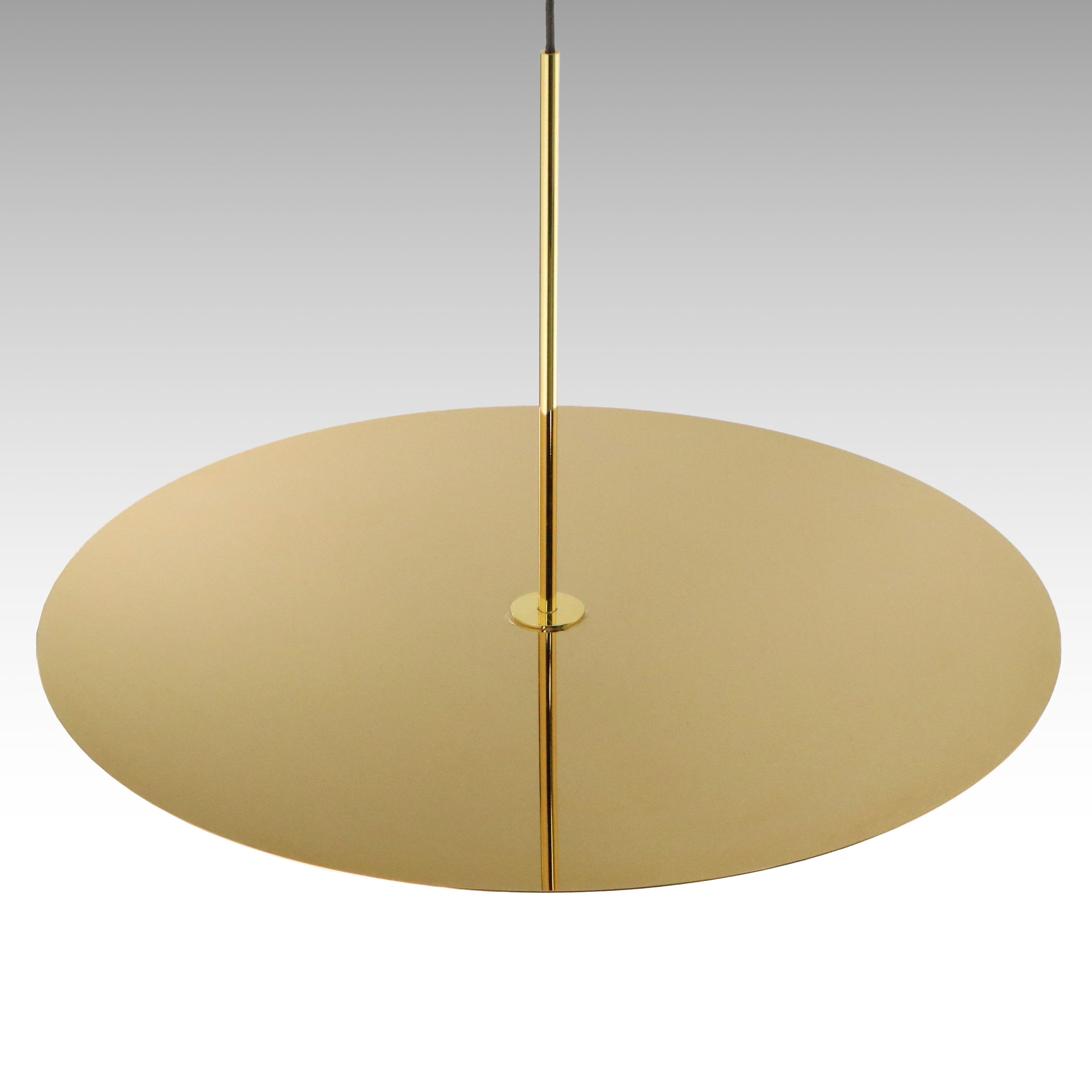 Pablo Designs Brass Bola Disc Pendant Light