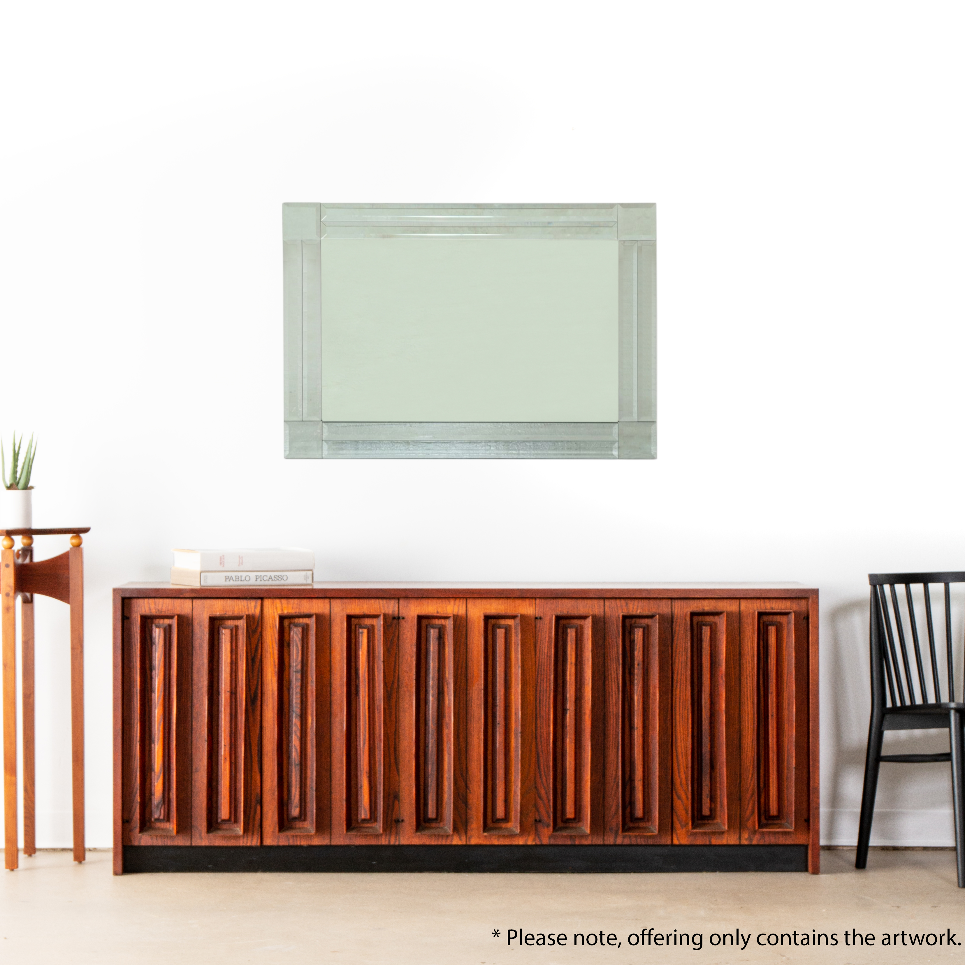 Beveled Glass Rectangle Bathroom Wall Mirror