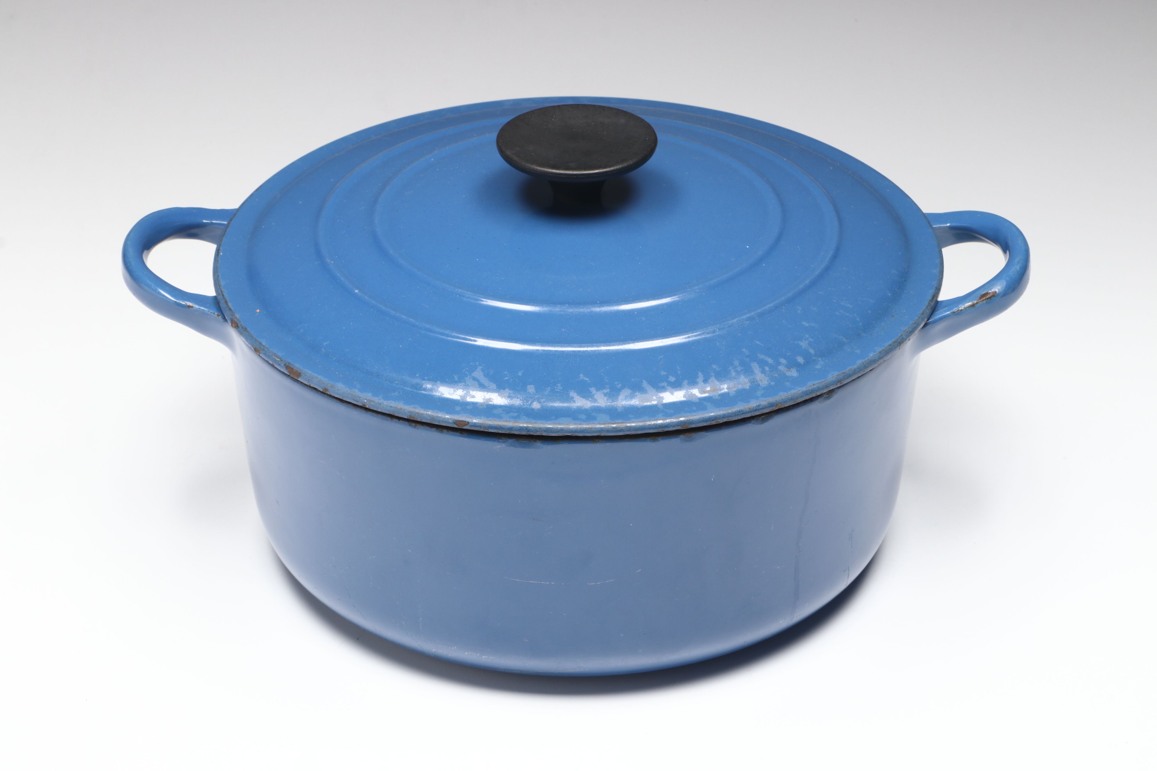Le Creuset Blue Enamel Dutch Ovens