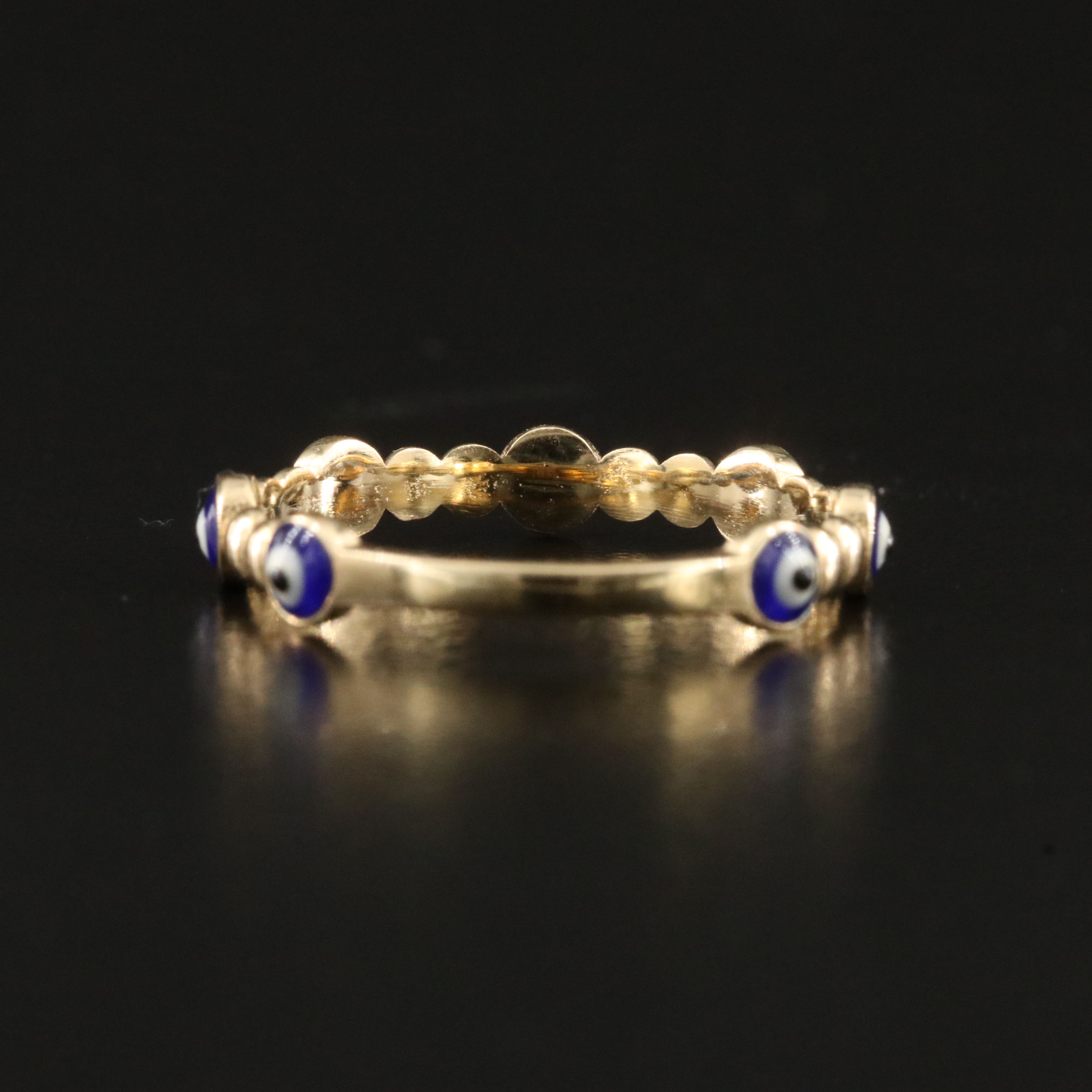 14K Evil Eye Ring