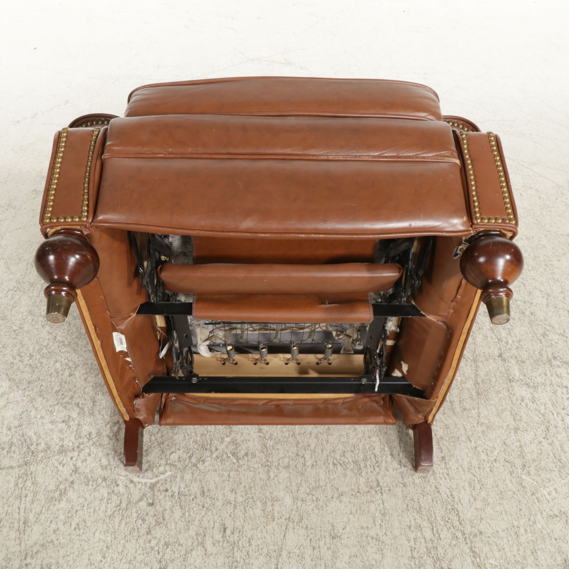 Action Industries for Lane Leather Upholstered Recliner