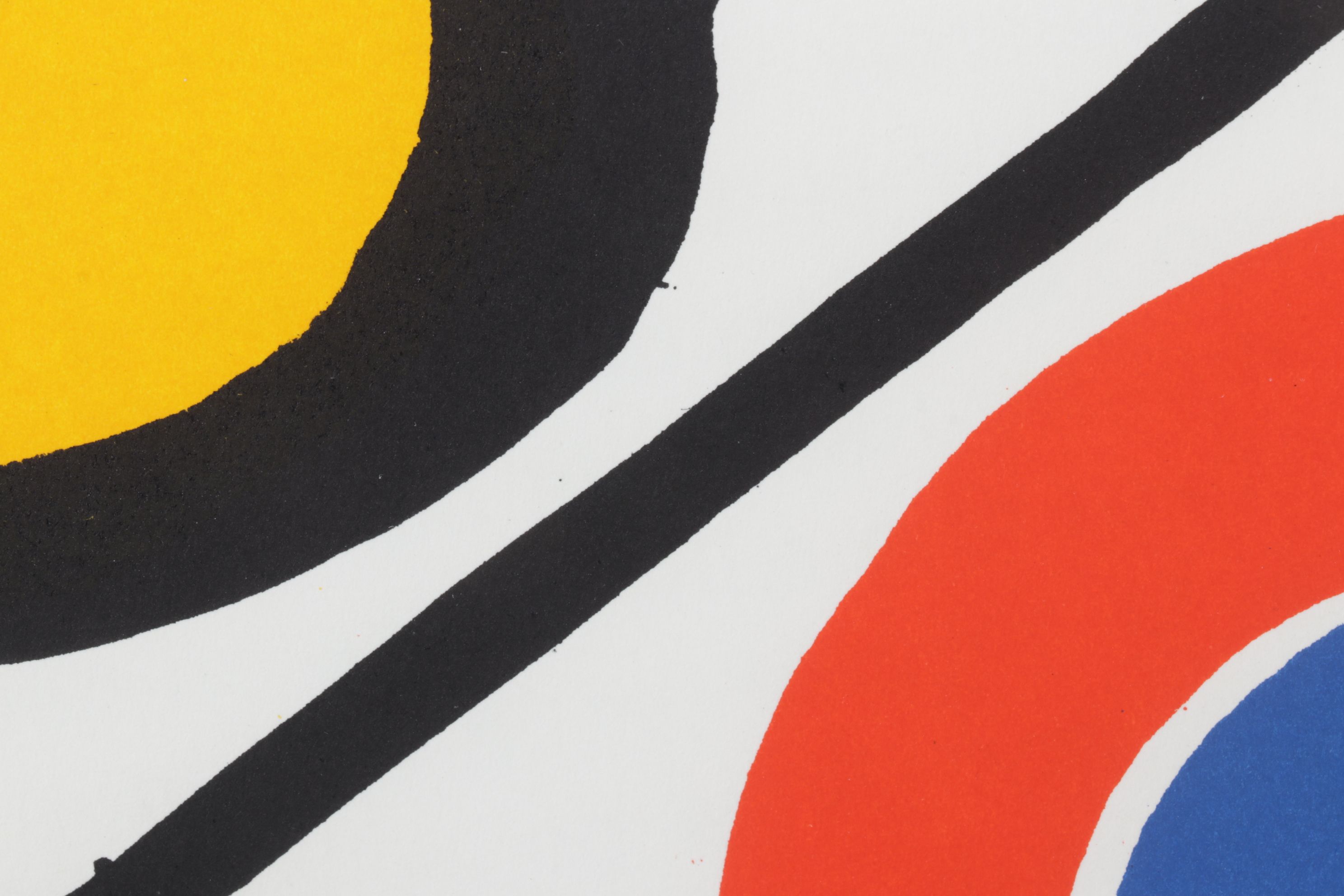 Alexander Calder Lithograph with Concentric Circles for "Derrière le Miroir"