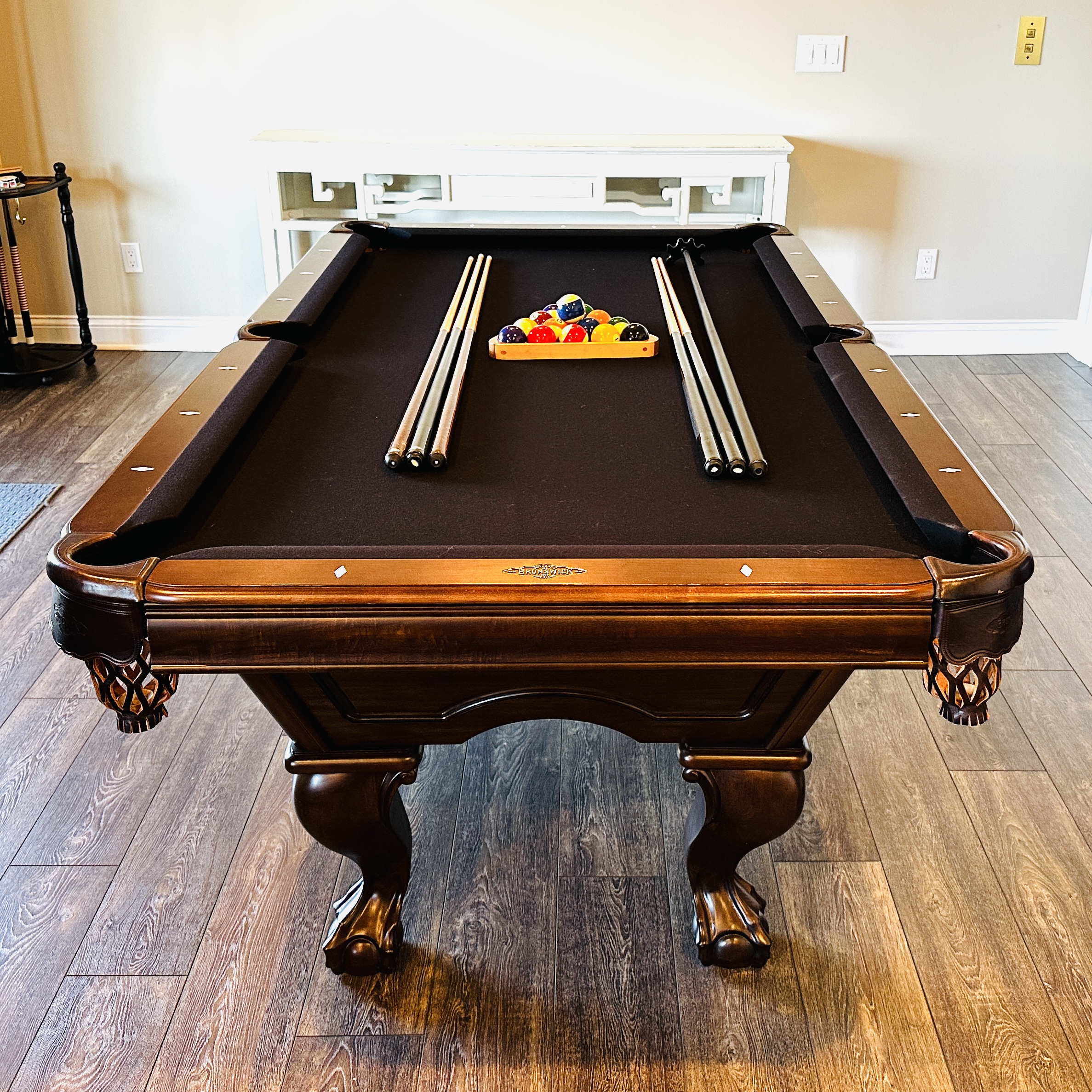 Brunswick Billiards Pool Table, Killerspin Ping-Pong Table Top and Accessories