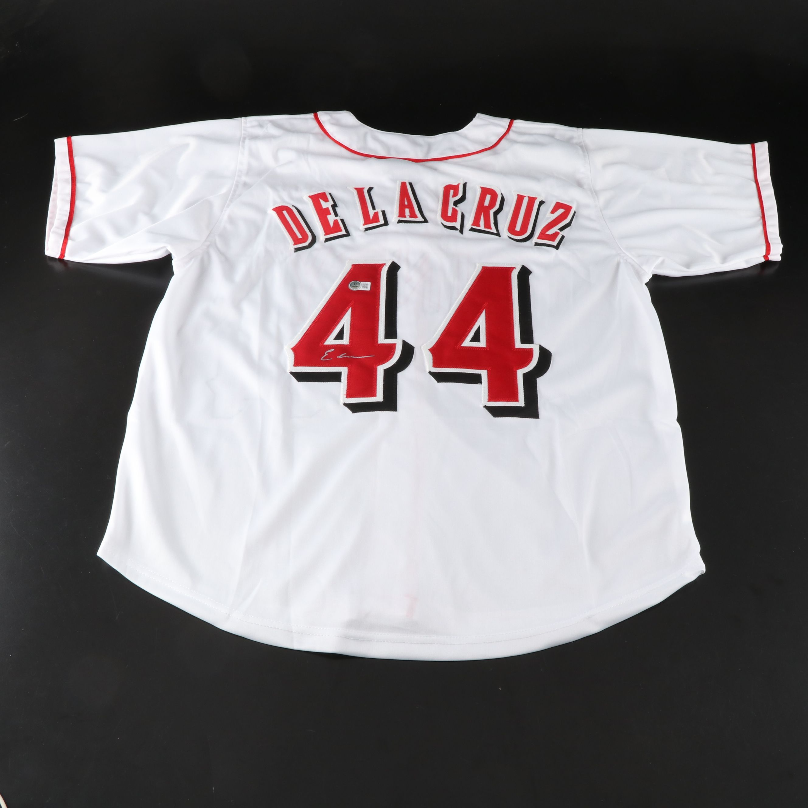 Elly De La Cruz Signed Cincinnati Reds Baseball Jersey, Beckett