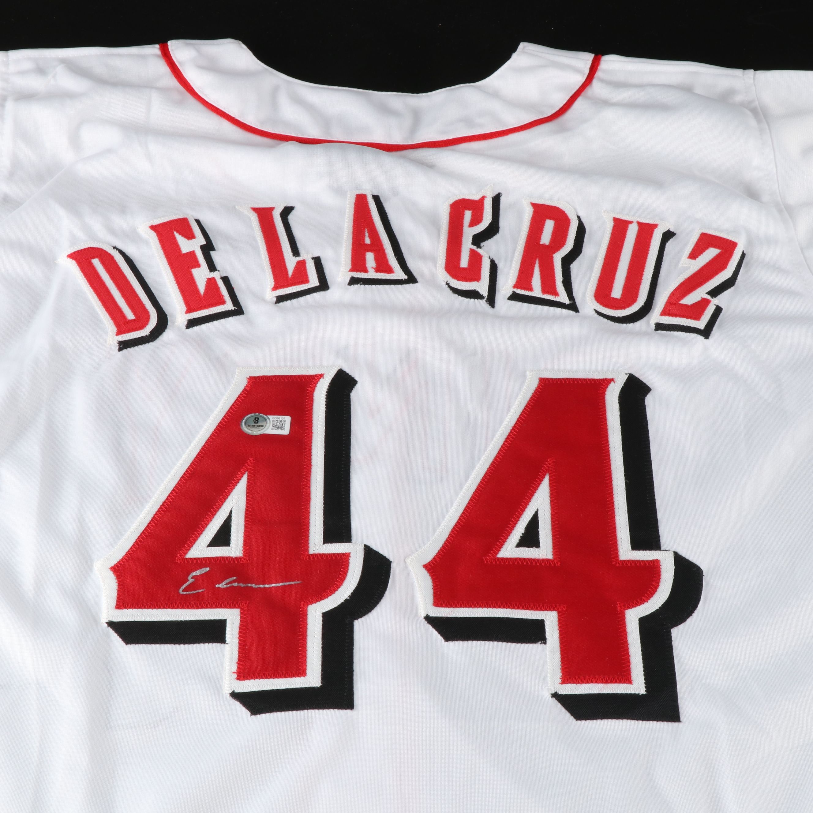 Elly De La Cruz Signed Cincinnati Reds Baseball Jersey, Beckett