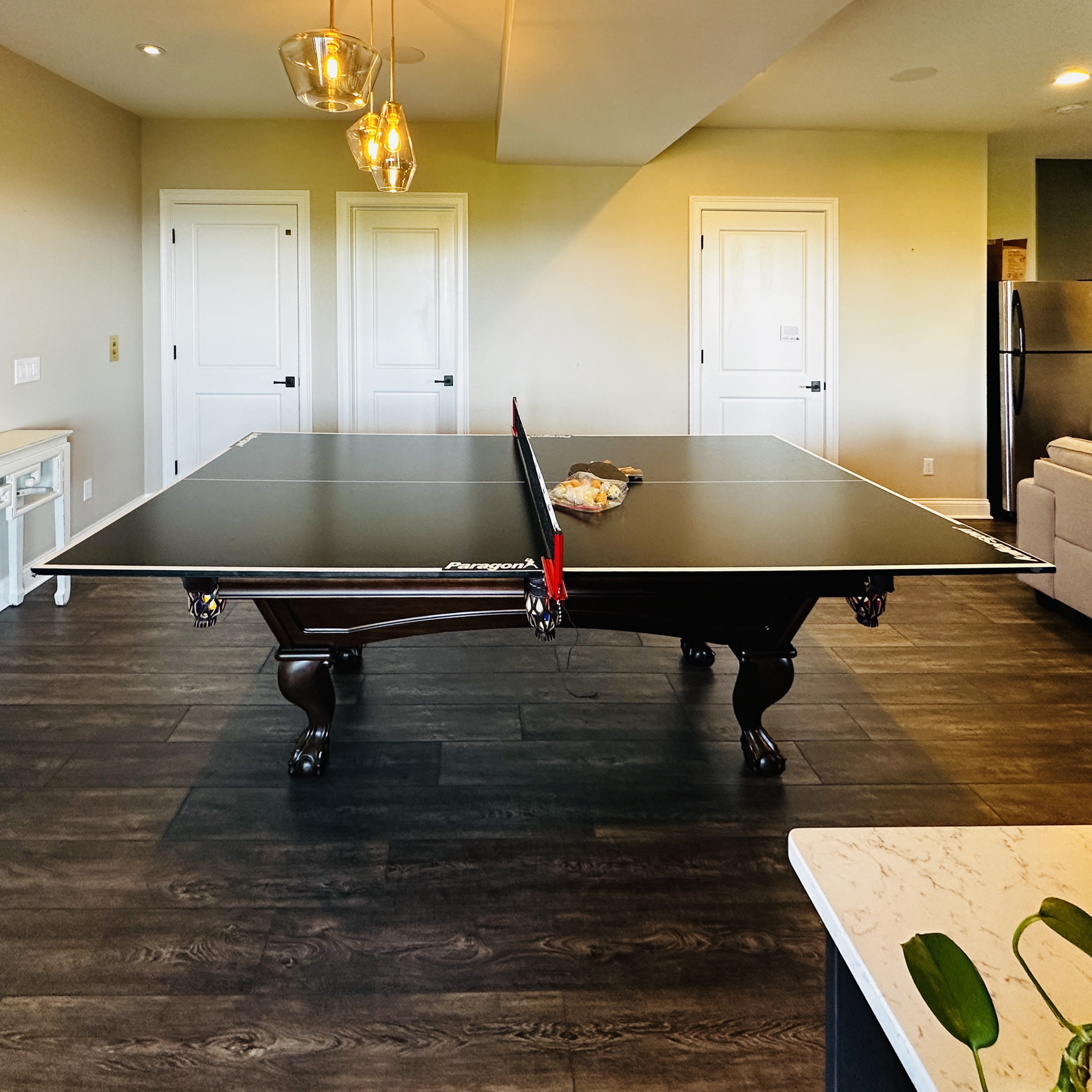 Brunswick Billiards Pool Table, Killerspin Ping-Pong Table Top and Accessories