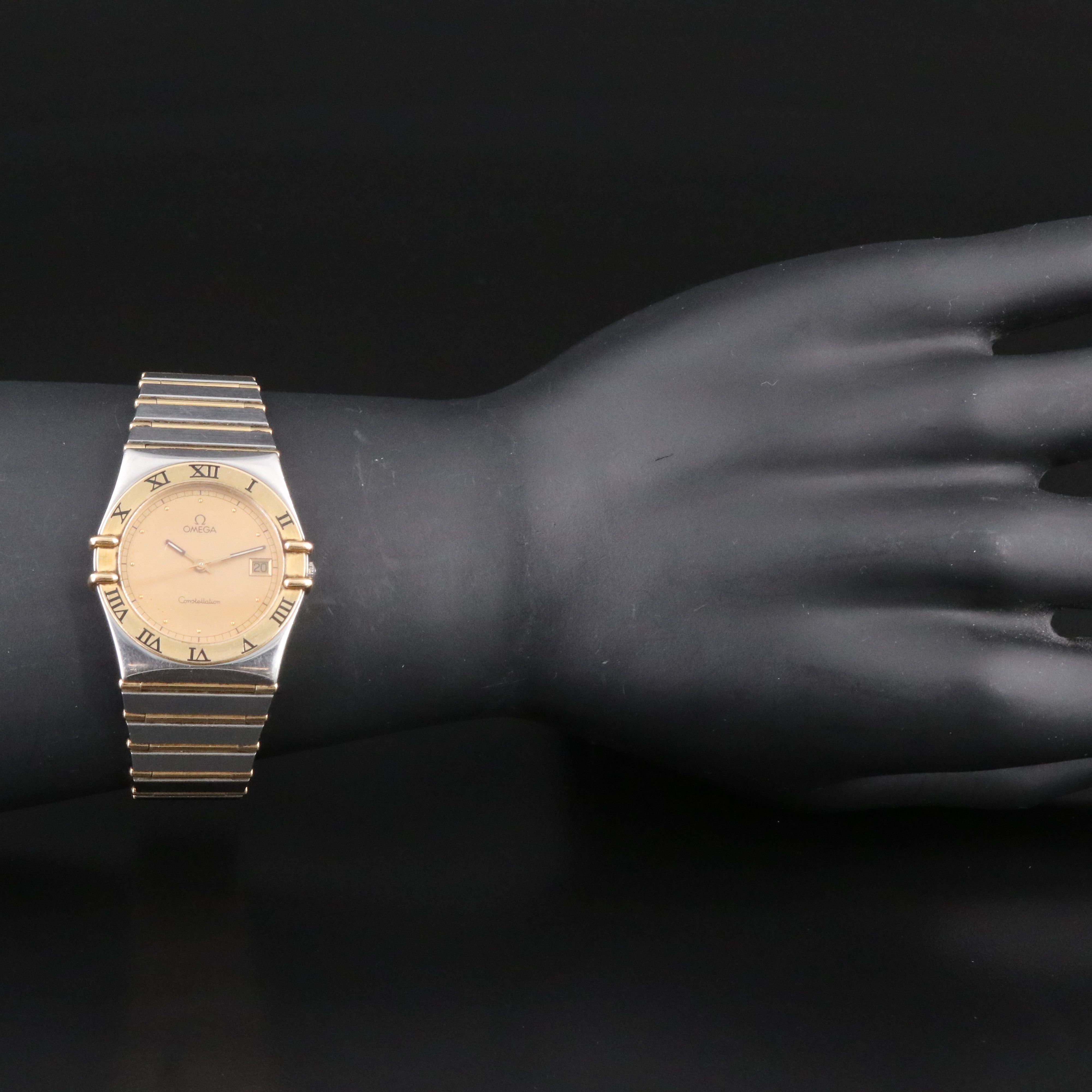 Omega Constellation Manhattan 18K & Steel Vintage Watch