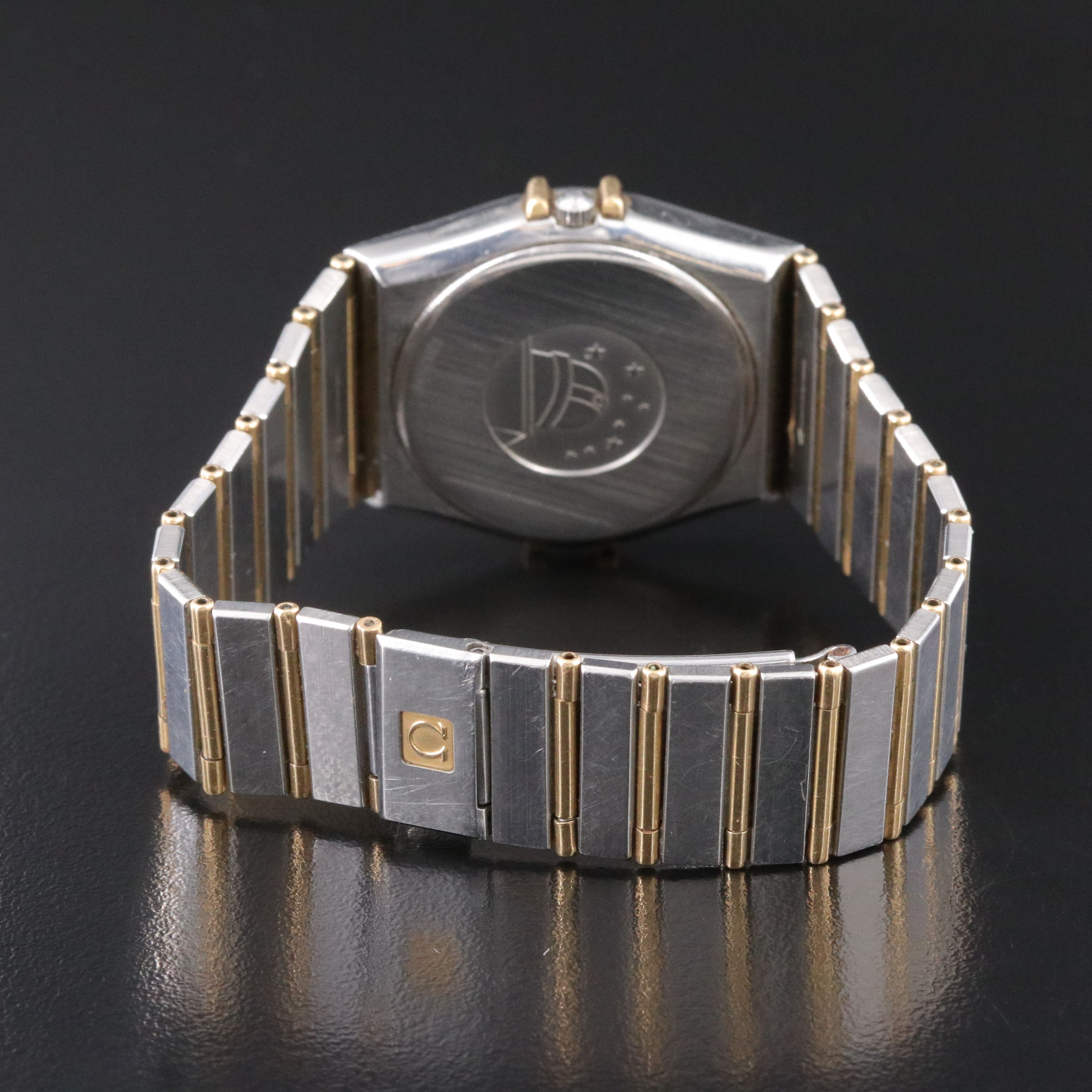 Omega Constellation Manhattan 18K & Steel Vintage Watch