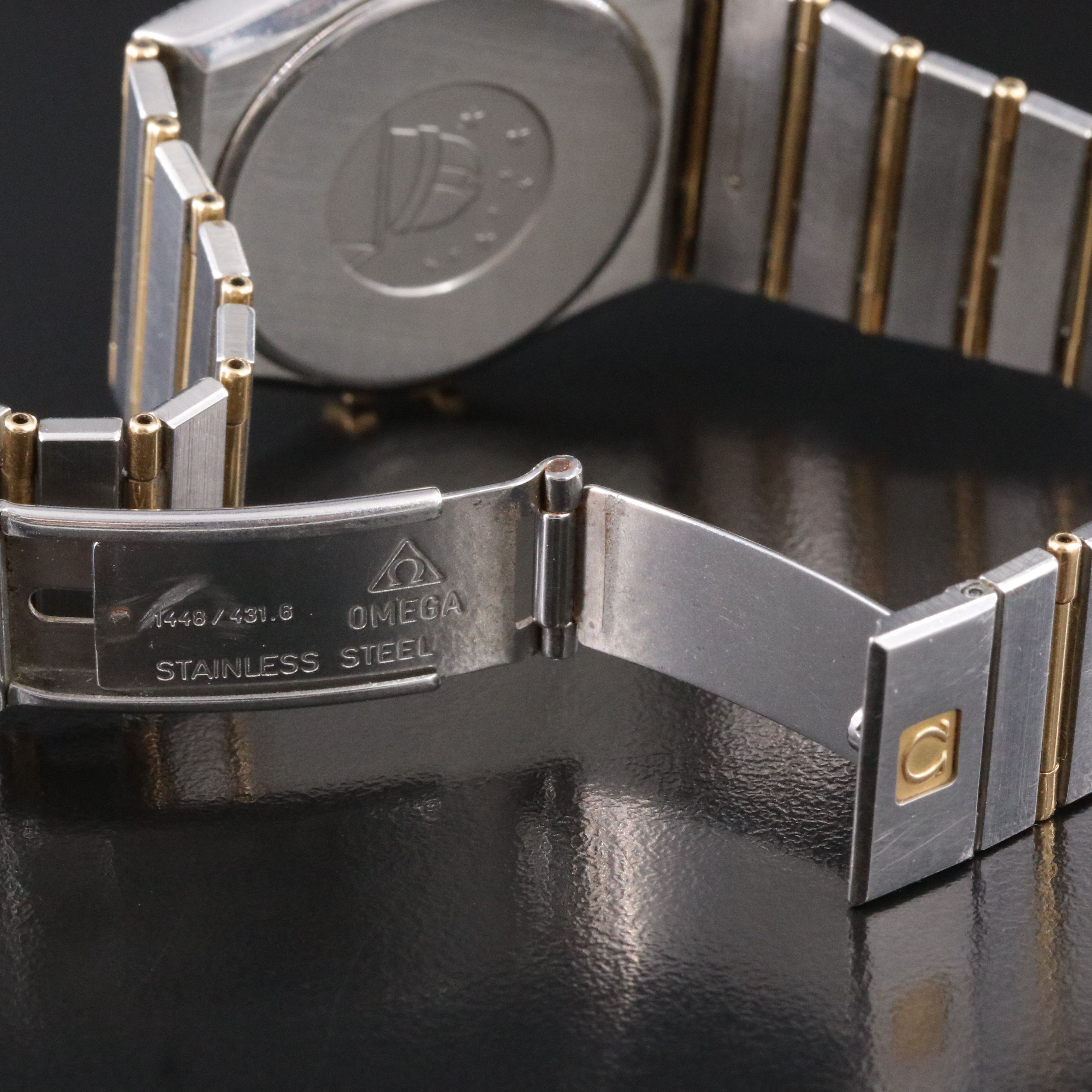 Omega Constellation Manhattan 18K & Steel Vintage Watch