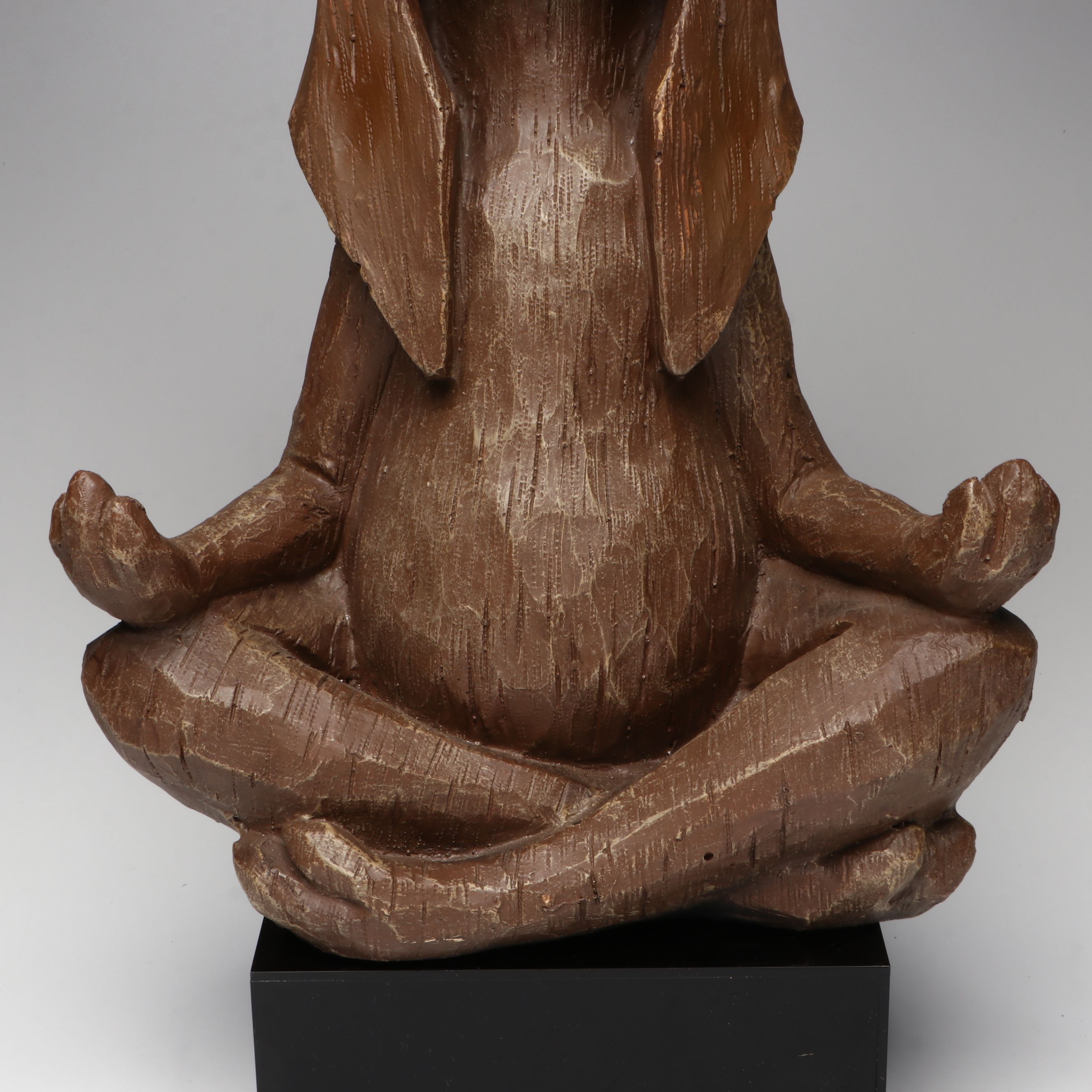 Meditating Rabbit on Stand