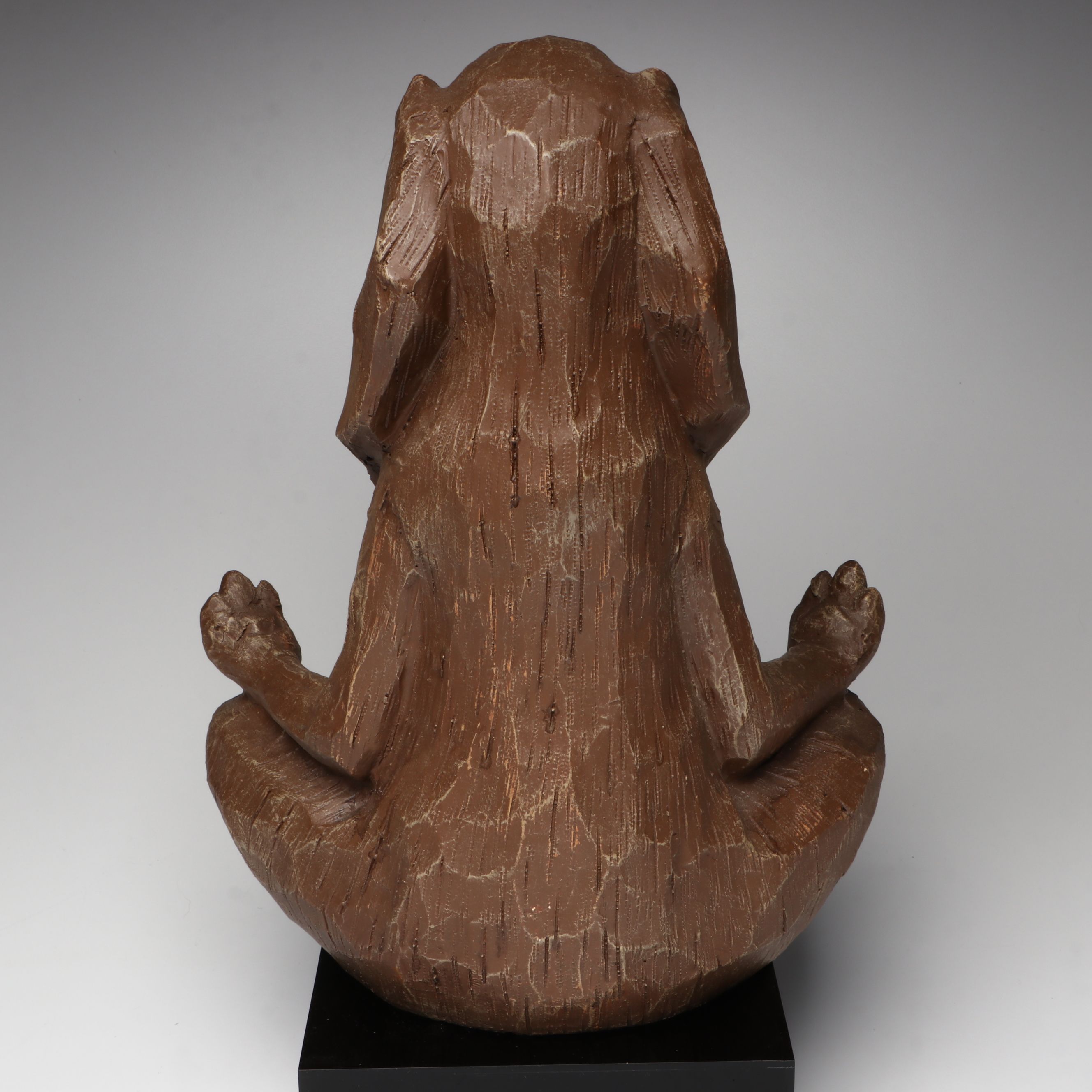 Meditating Rabbit on Stand