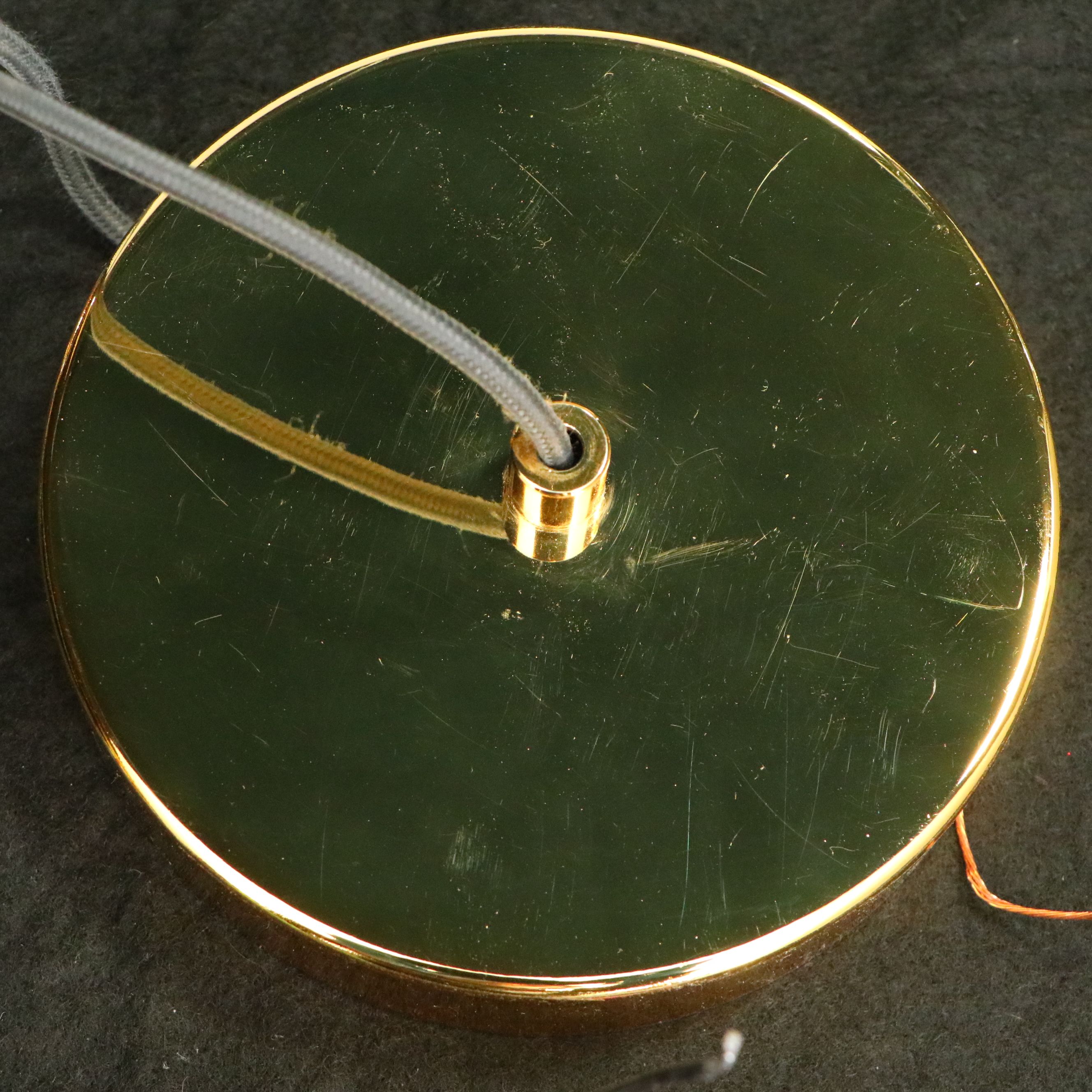 Pablo Designs Brass Bola Disc Pendant Light