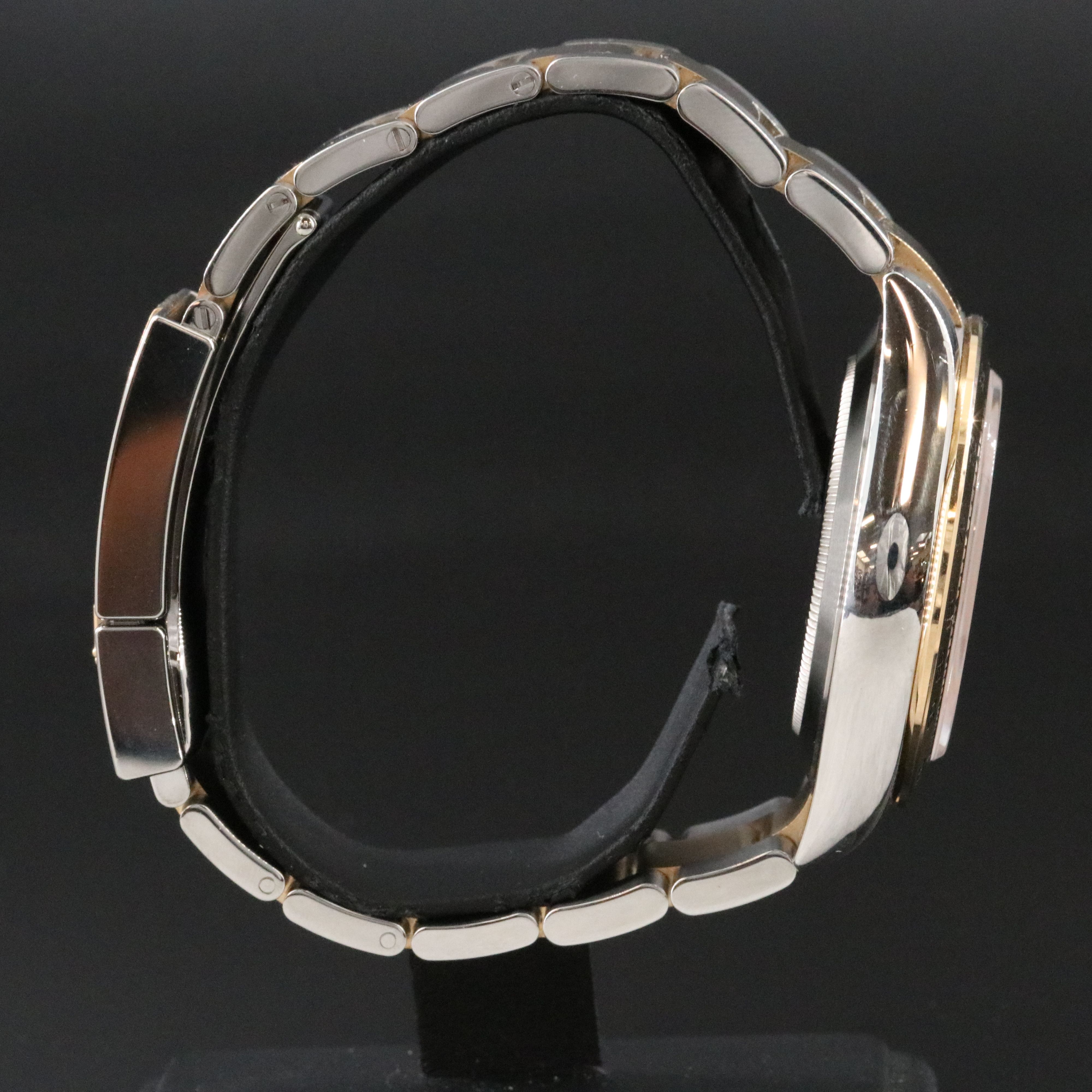 Rolex Cosmograph Daytona Two Tone Factory Diamond Black Dial Watch