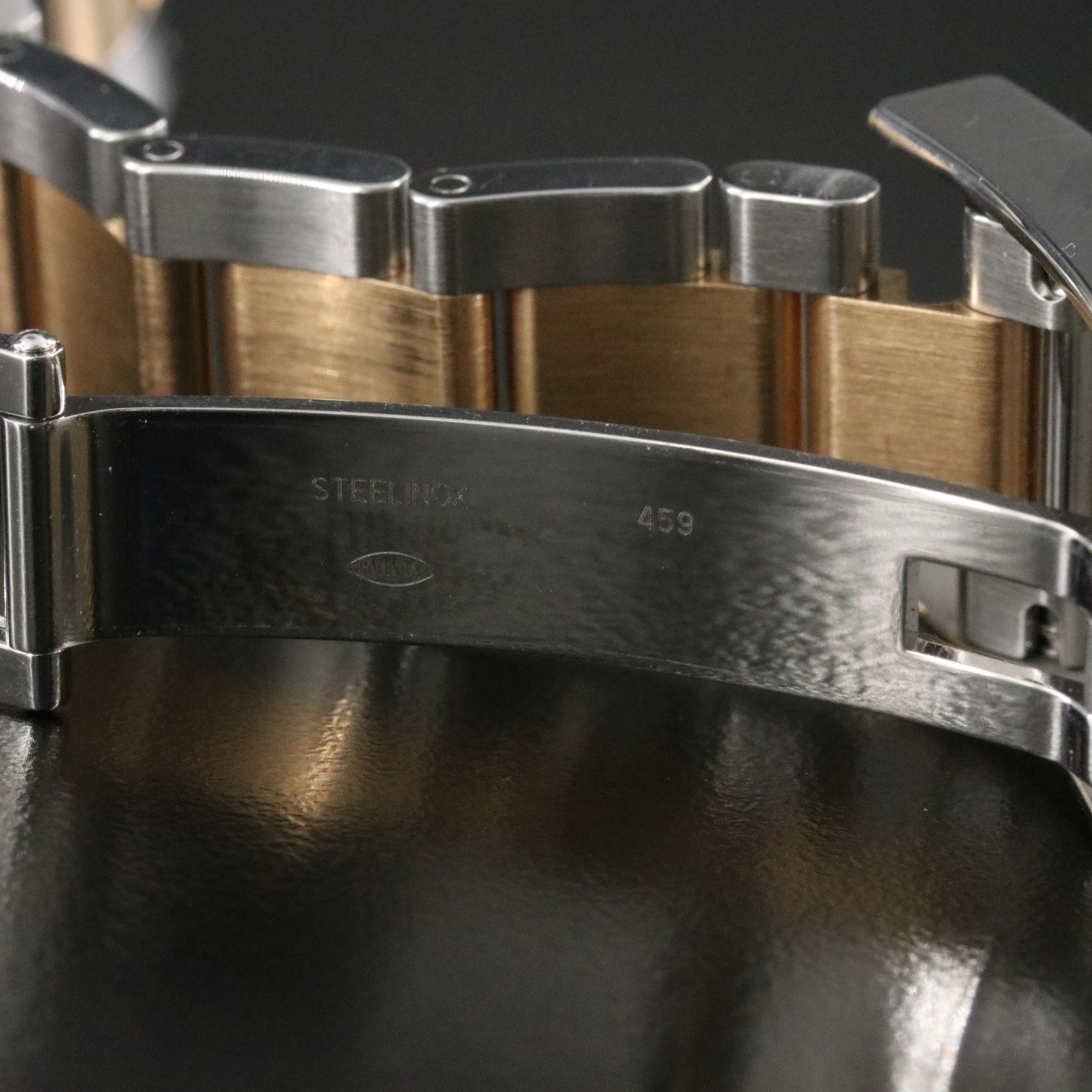 Rolex Cosmograph Daytona Two Tone Factory Diamond Black Dial Watch