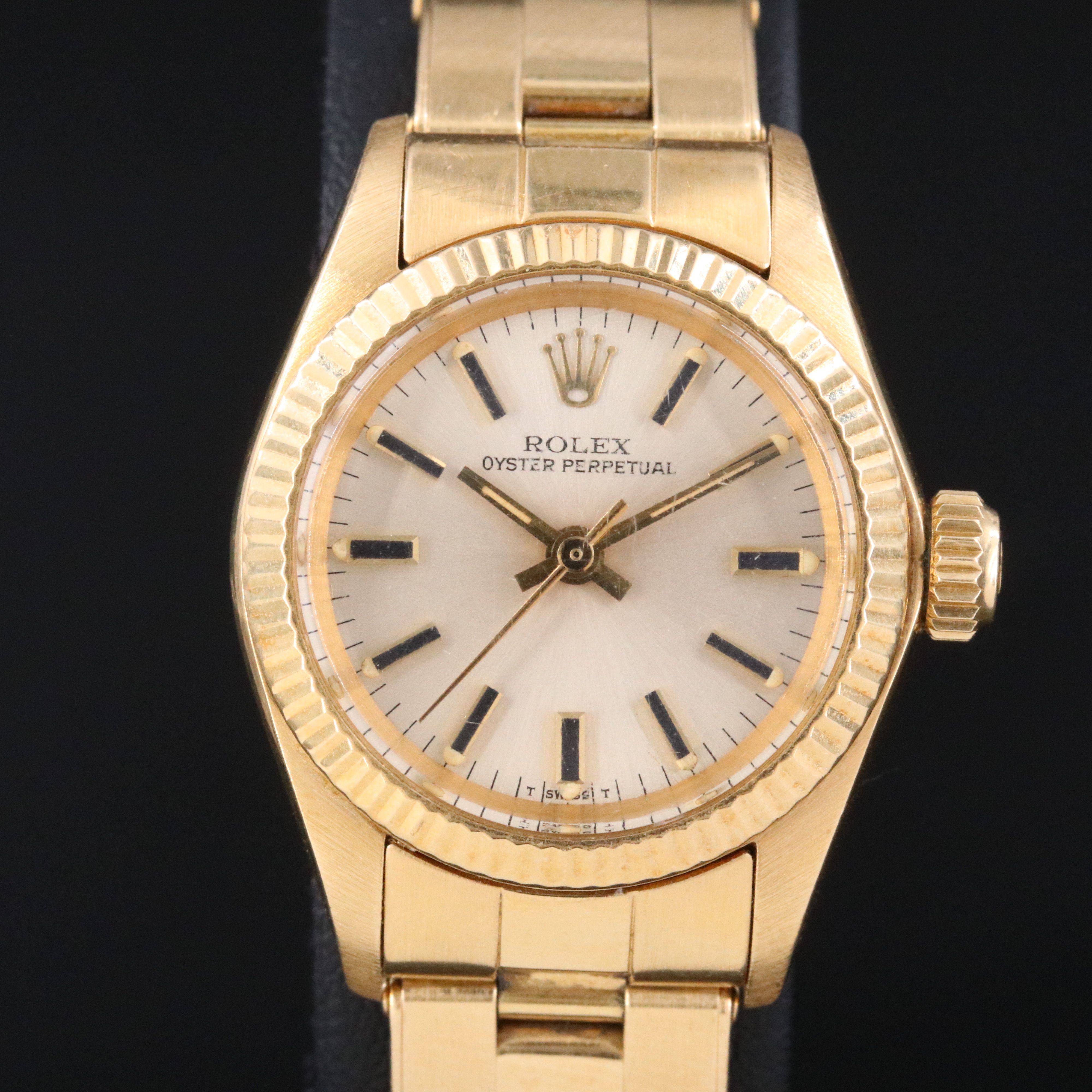 1980 Rolex Oyster Perpetual Rivet Bracelet Watch Model 6719