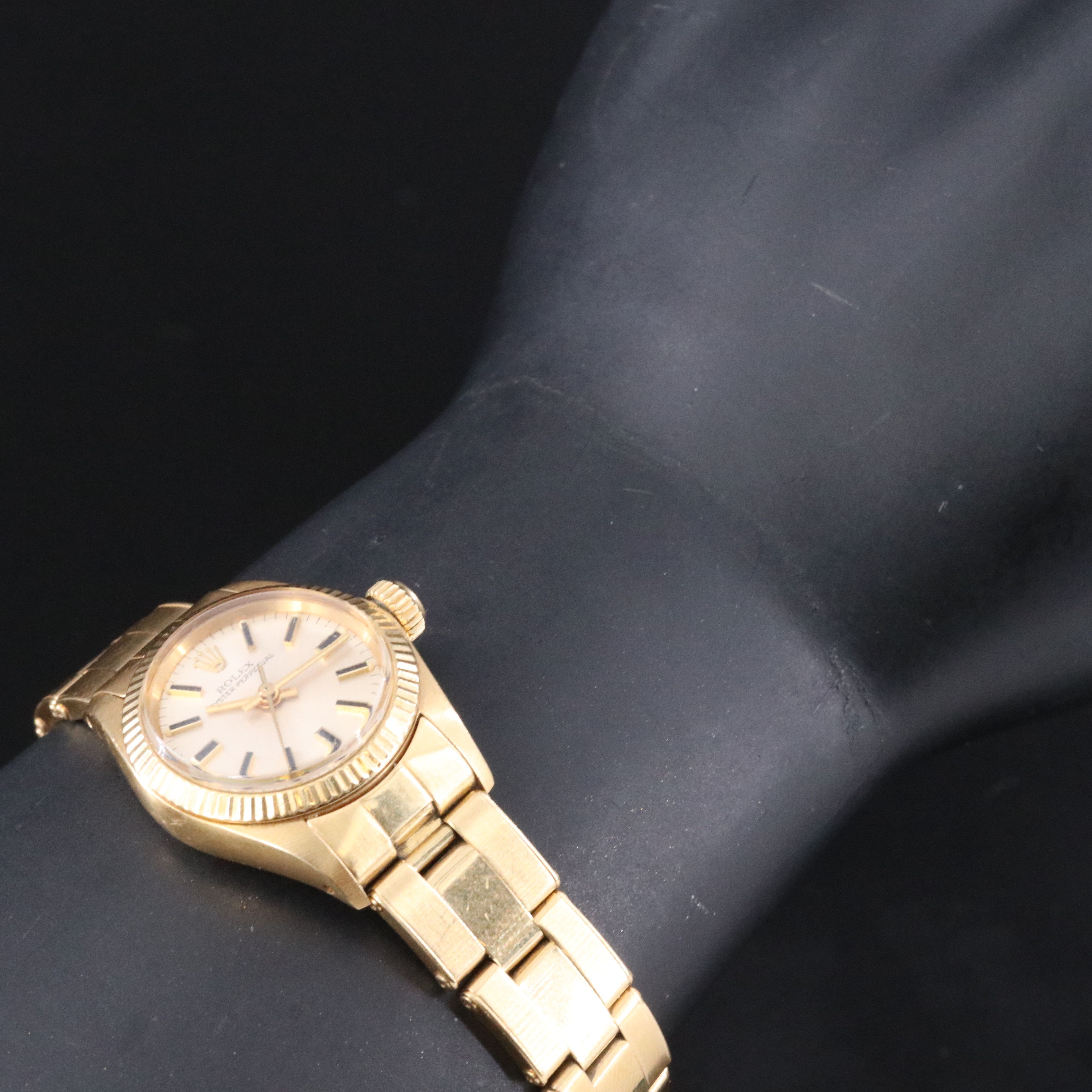 1980 Rolex Oyster Perpetual Rivet Bracelet Watch Model 6719