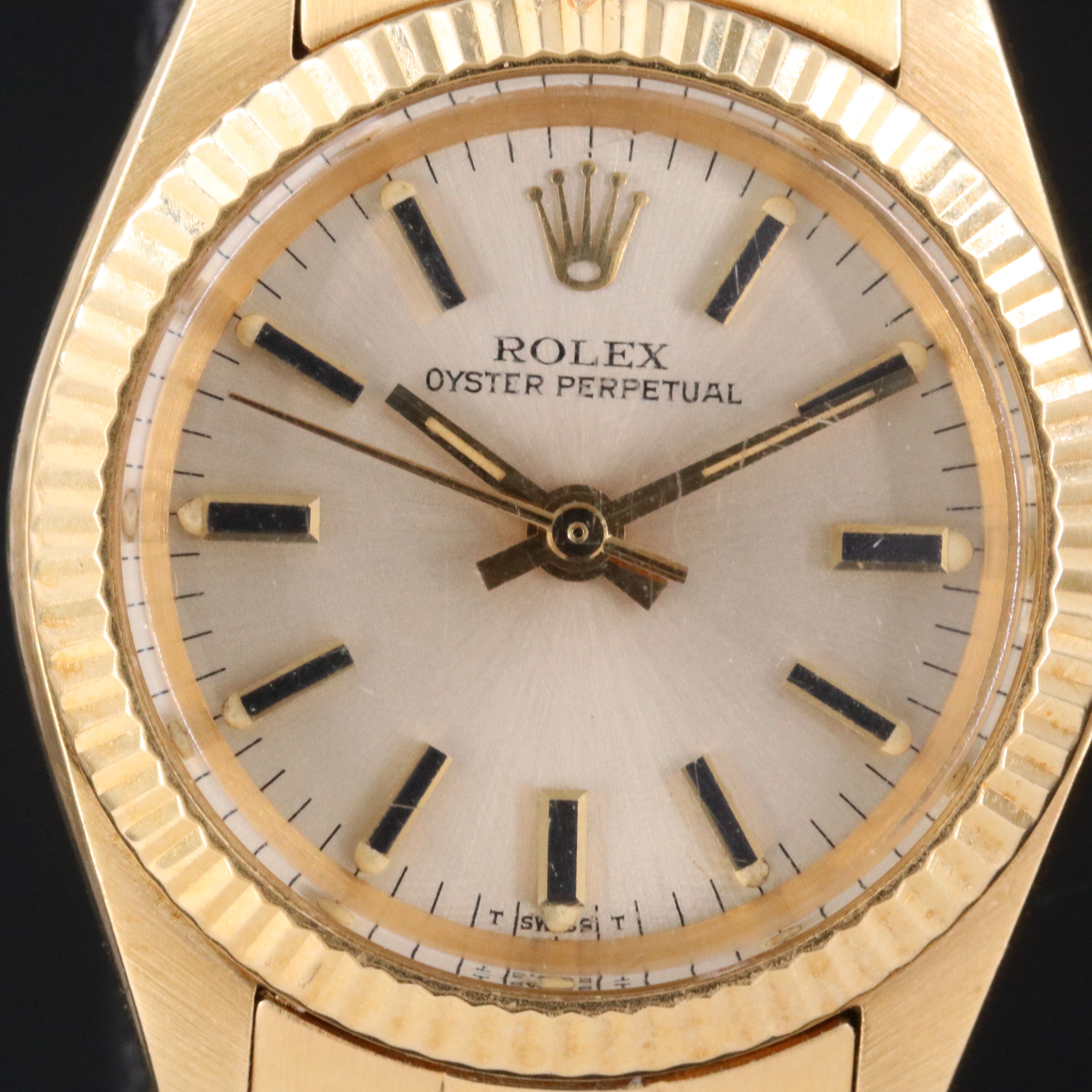 1980 Rolex Oyster Perpetual Rivet Bracelet Watch Model 6719