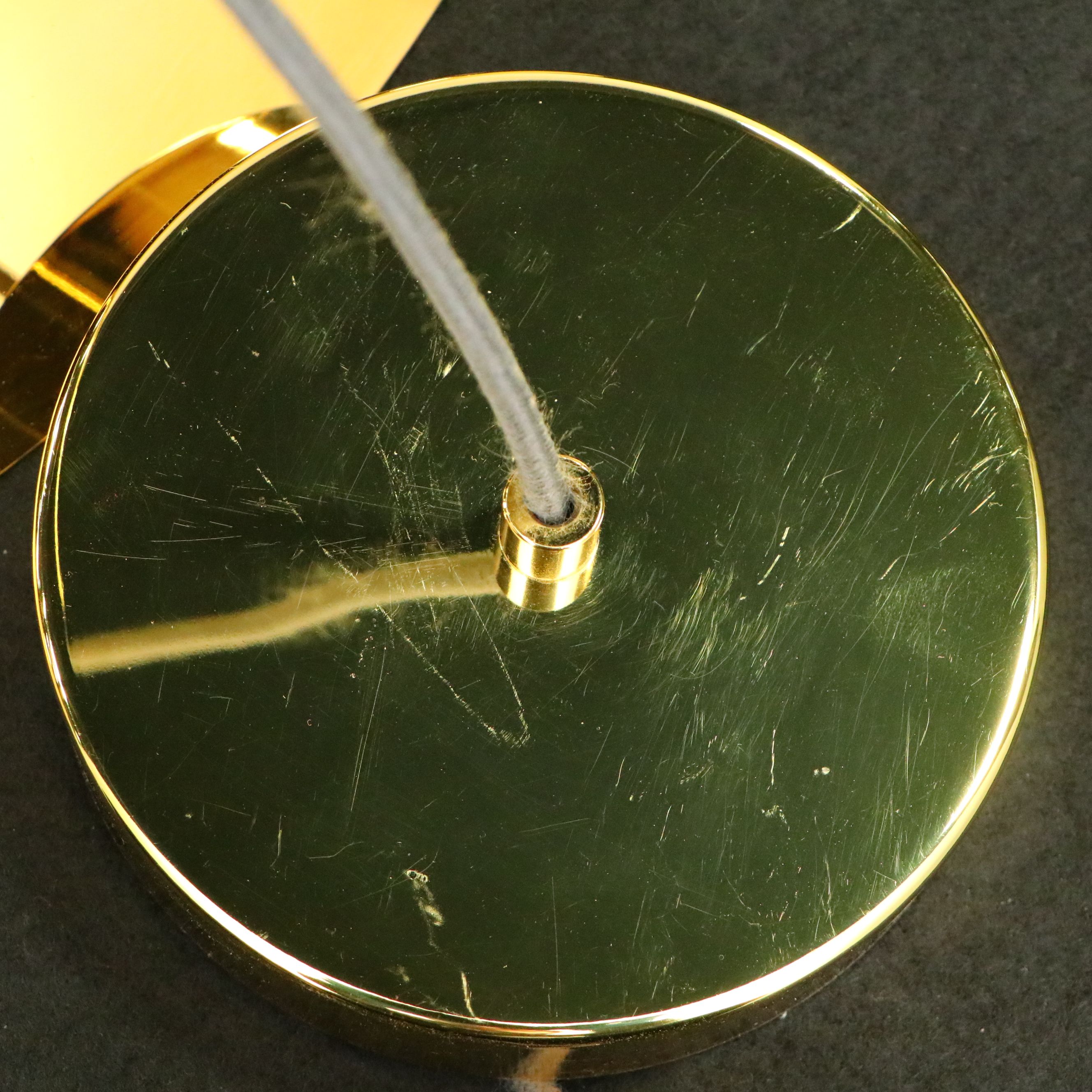 Pablo Designs Brass Bola Disc Pendant Light