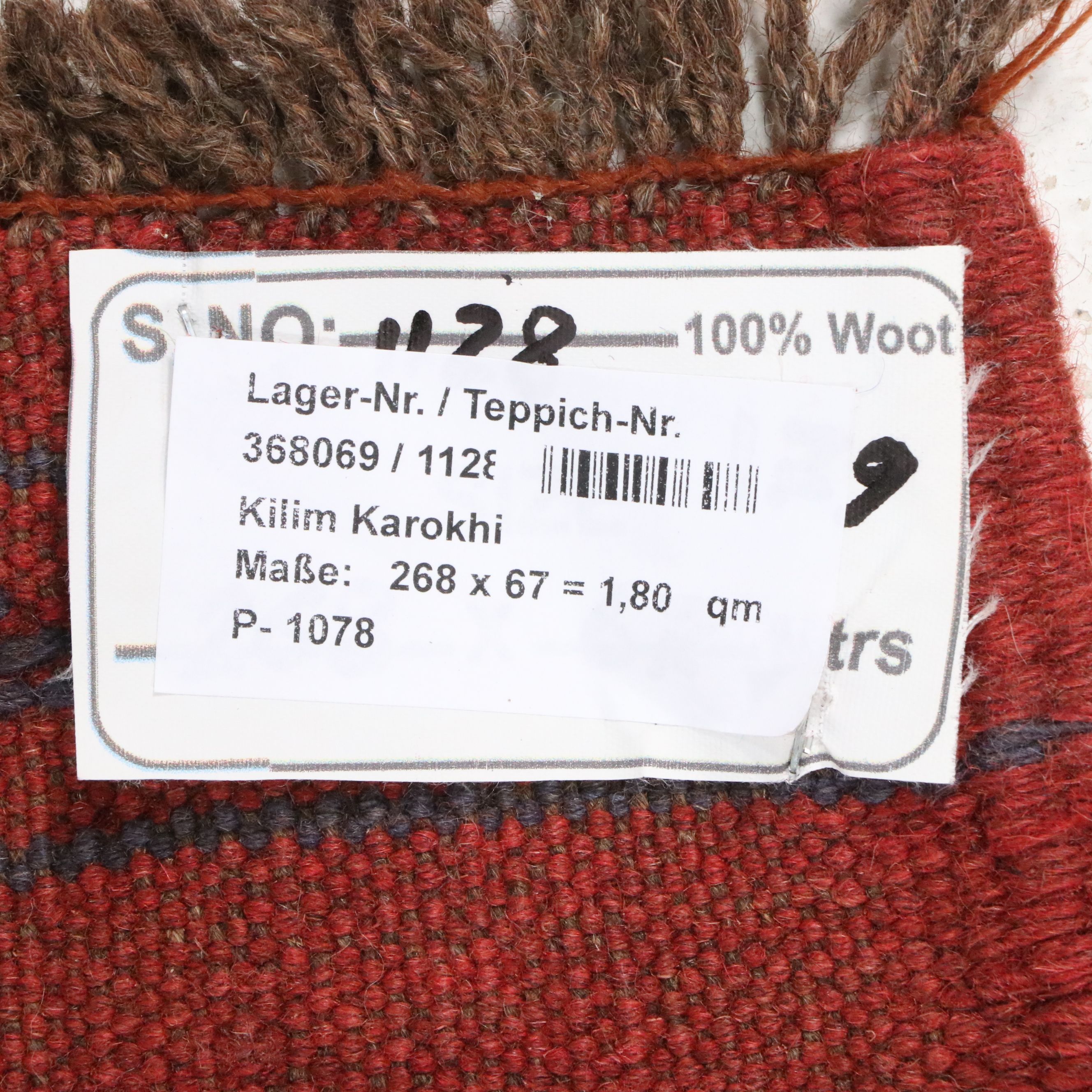 2'2 x 8'11 Handmade Afghan Mashwani Carpet Runner